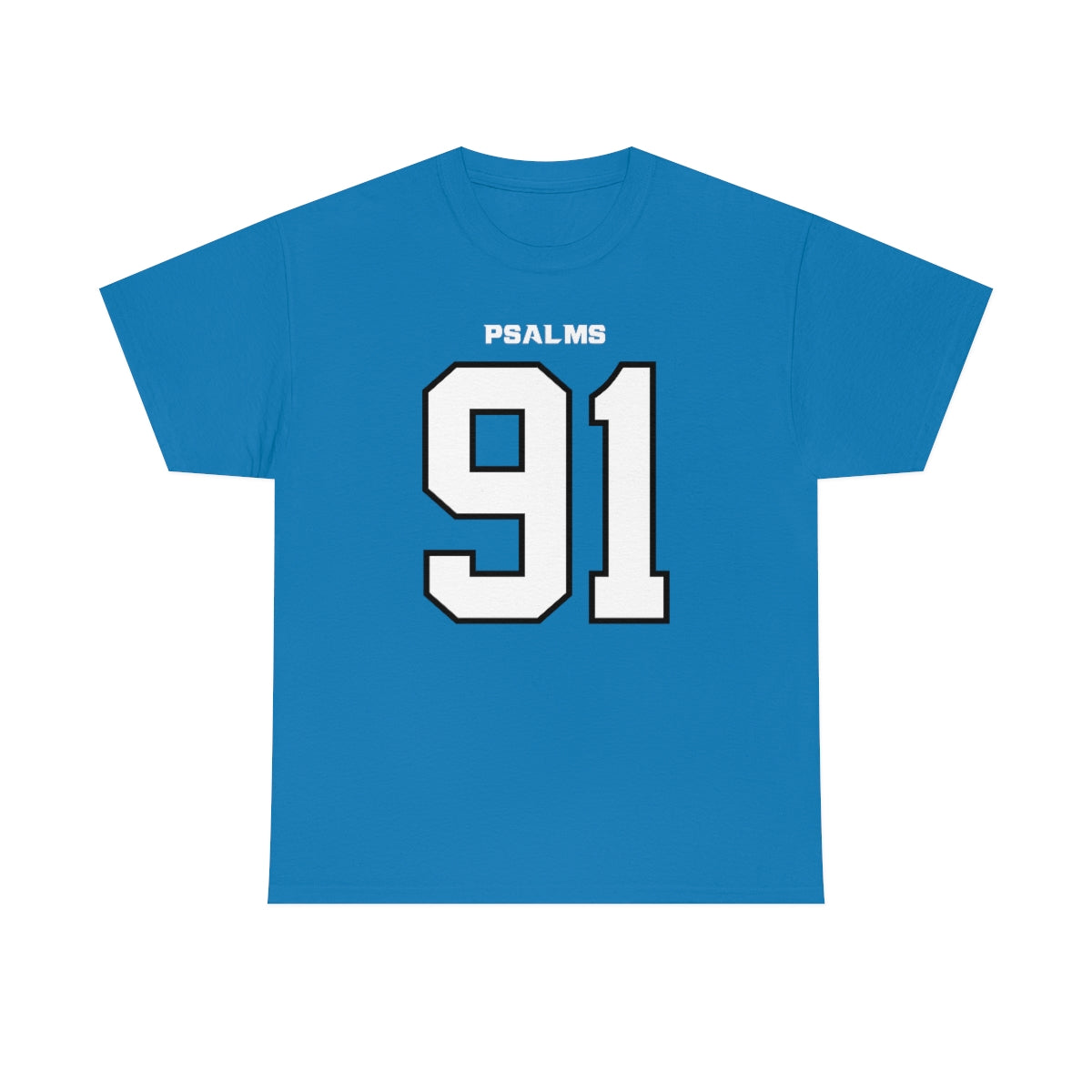 Panthers Psalms 91 Tee - Ladies (Blue)