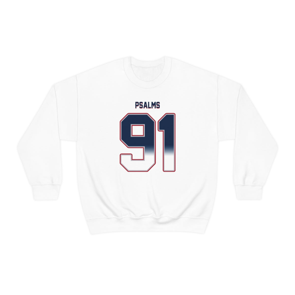 Patriots Psalms 91 Vibez Sweatshirt (White)