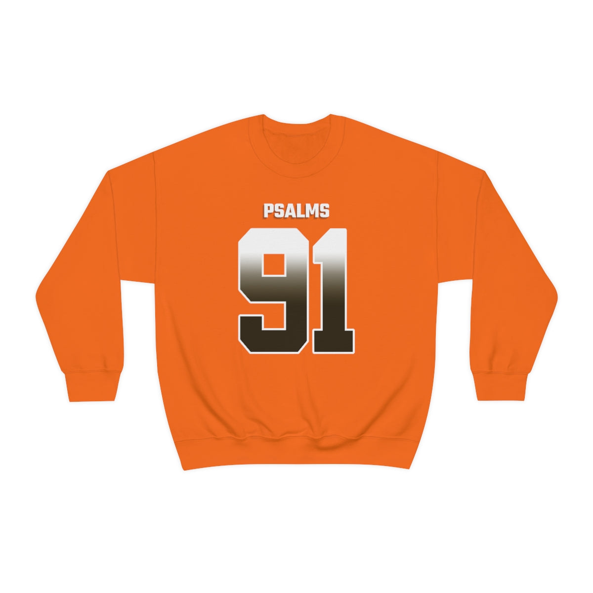 Browns Psalms 91 Vibez Sweatshirt (Orange)