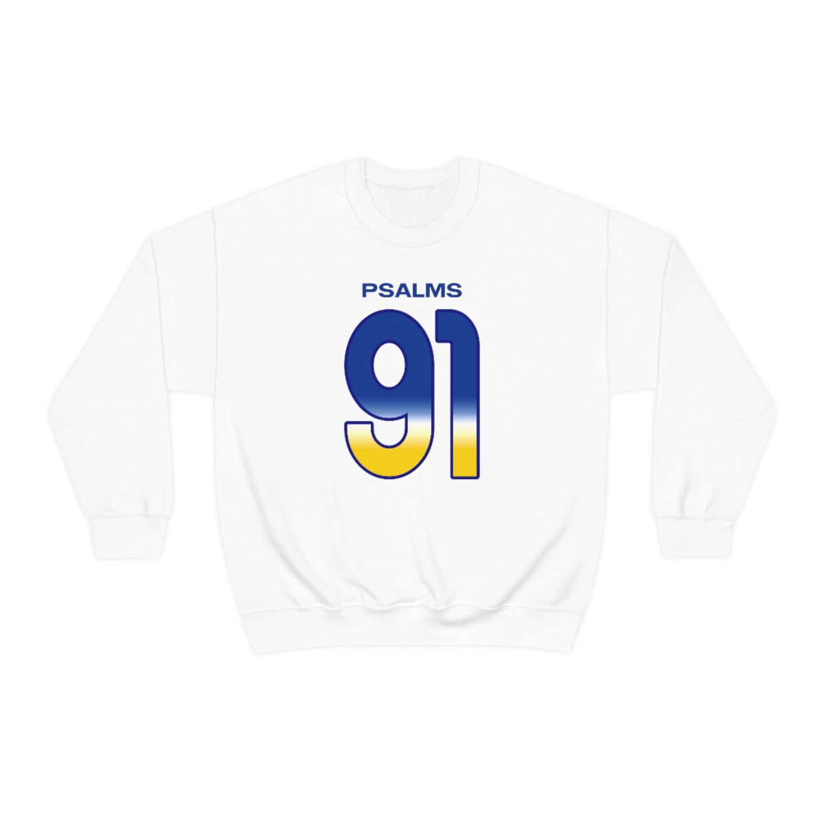 Rams Psalms 91 Vibez Sweatshirt (White)