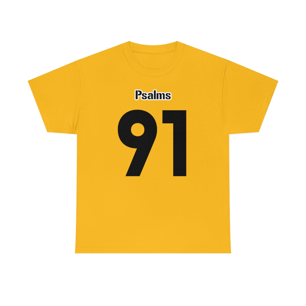 Steelers Psalms 91 Tee (Yellow)