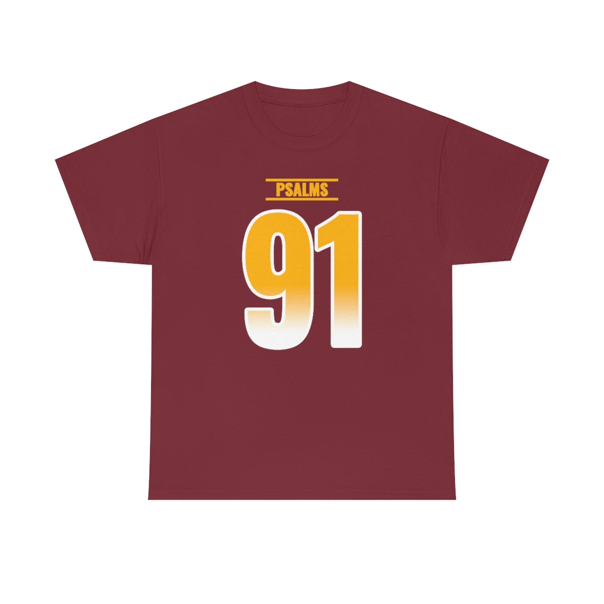 Commanders Psalms 91 Vibez Tee (Burgundy)
