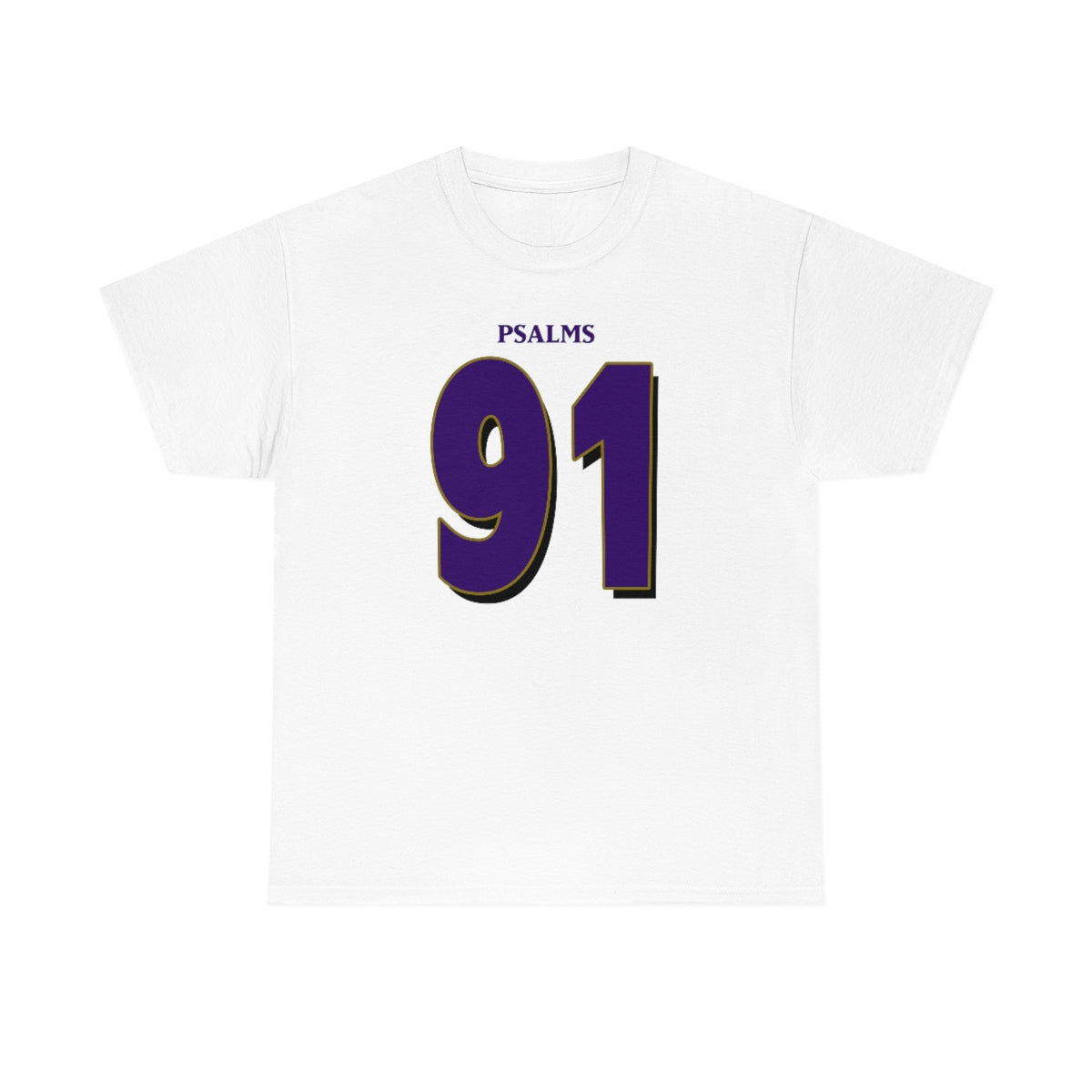 Ravens Psalms 91 Tee (White)