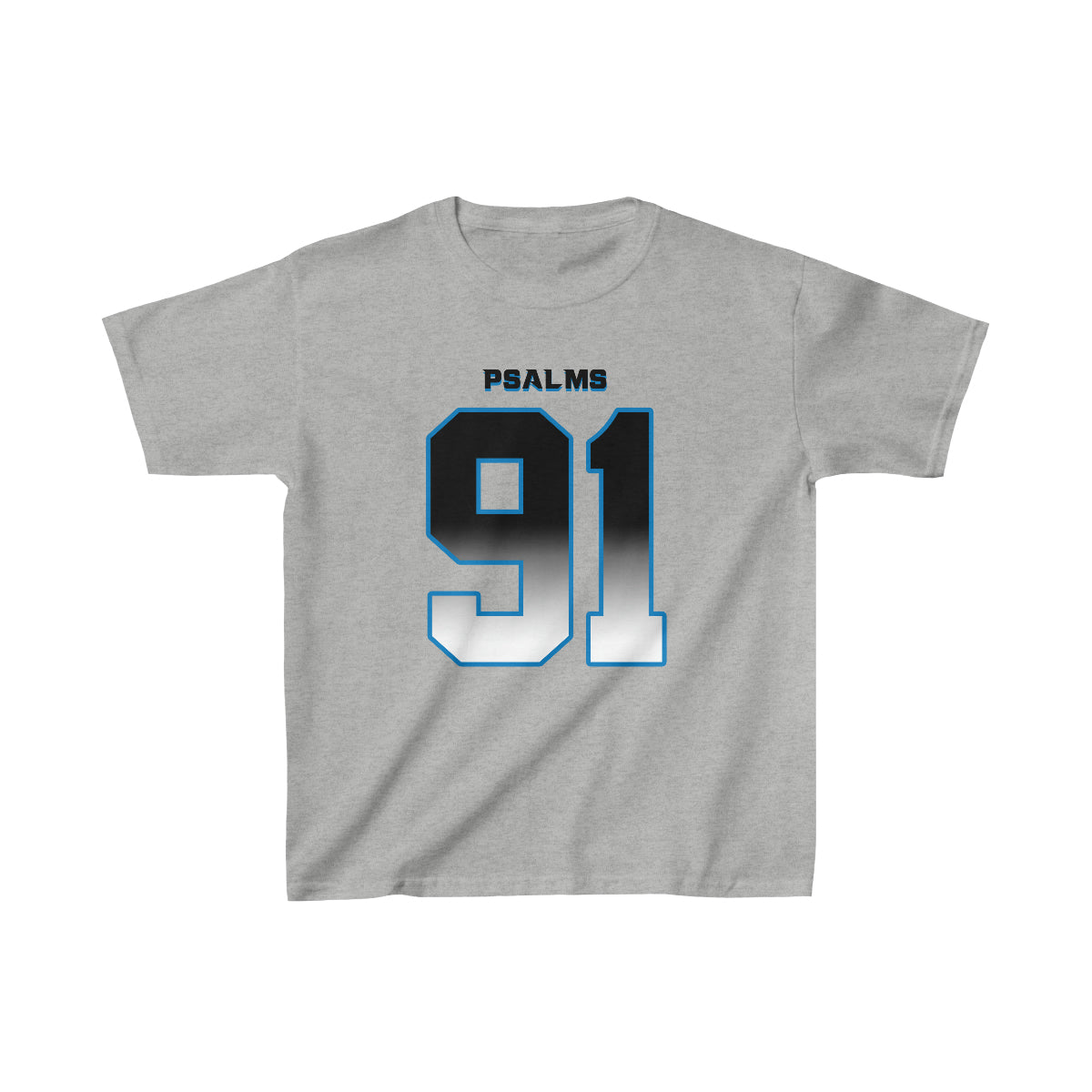 Panthers Psalms 91 Vibez Tee - Girls (Grey)