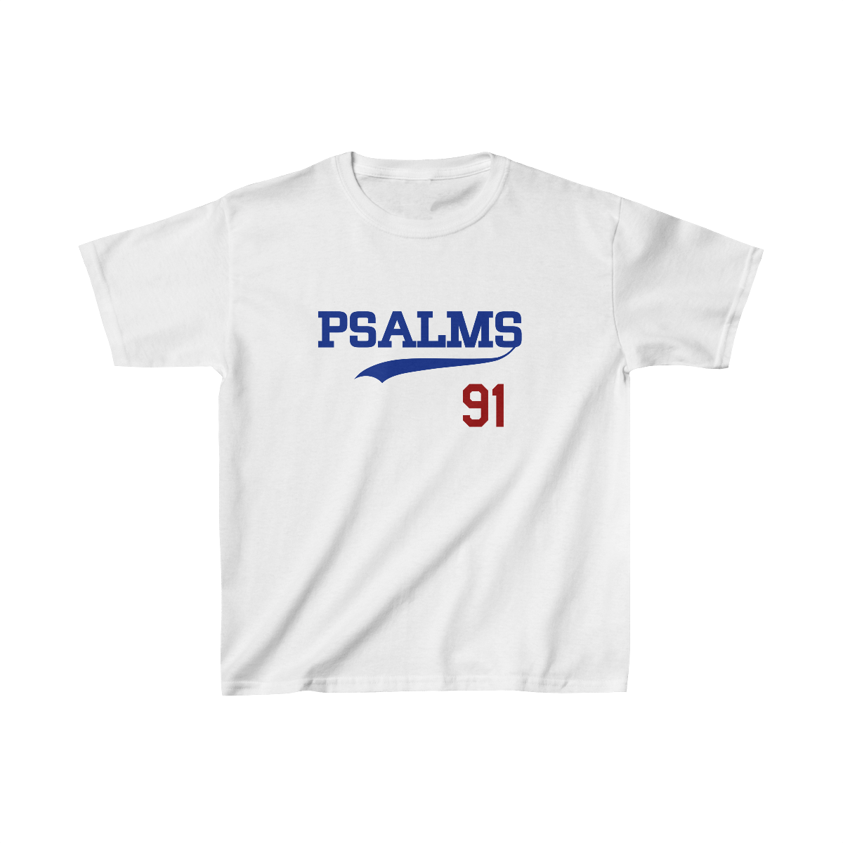 Dodgers Psalms 91 LA Tee - Boys (White)