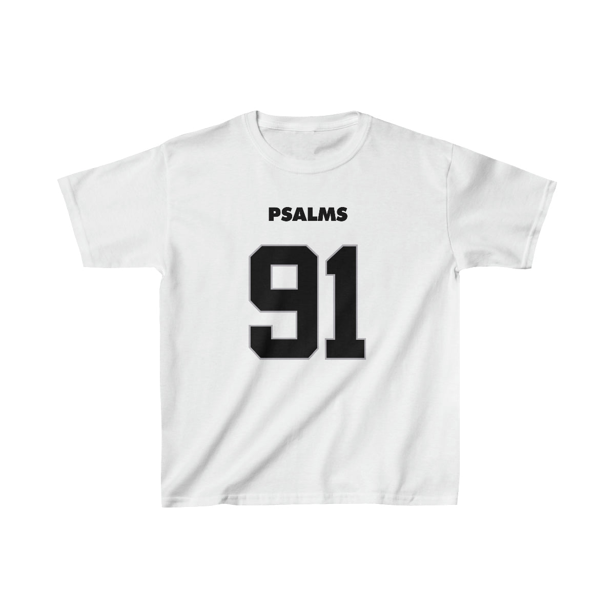 Raiders Psalms 91 Tee - Boys (White)