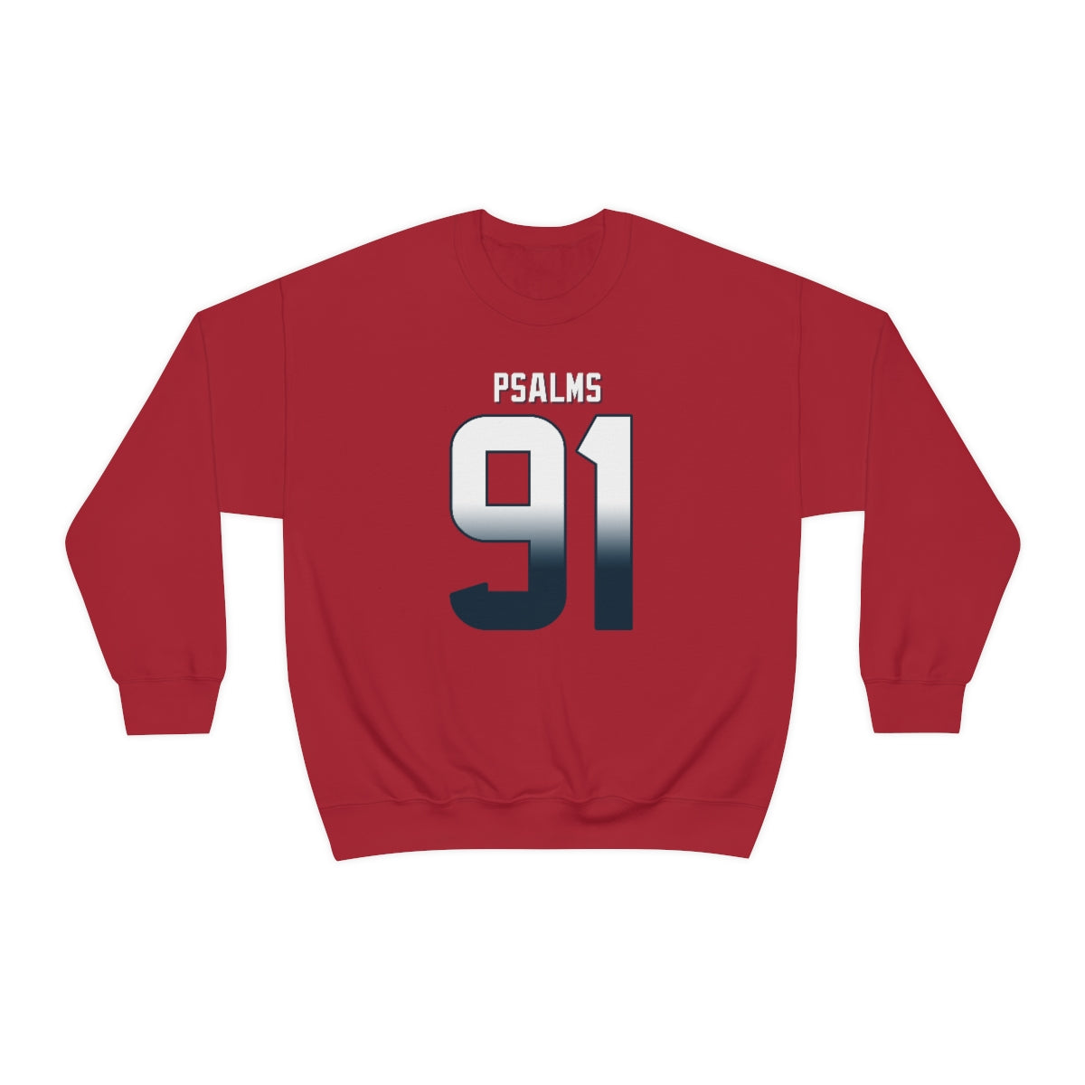 Texans Psalms 91 Vibez Sweatshirt (Red)