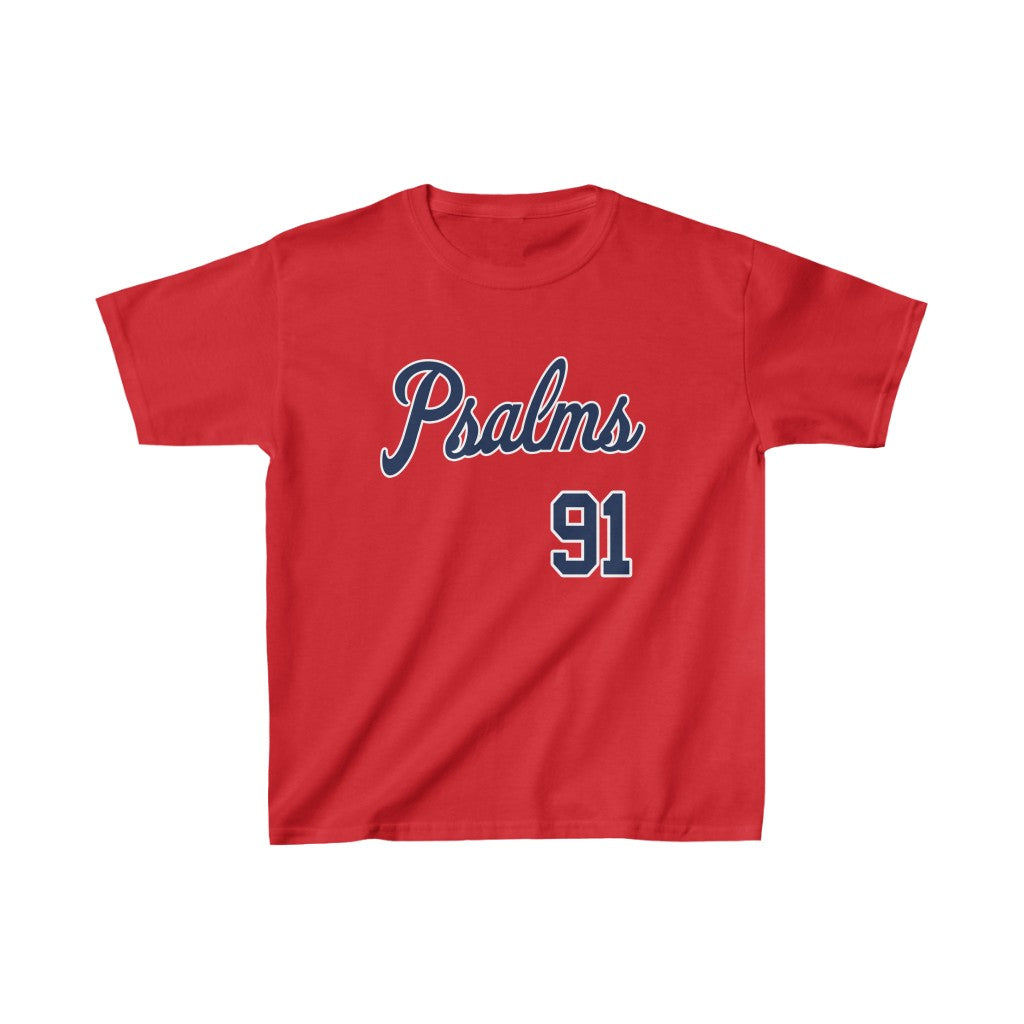 Braves Psalms 91 Tee - Kids/Unisex (Red)
