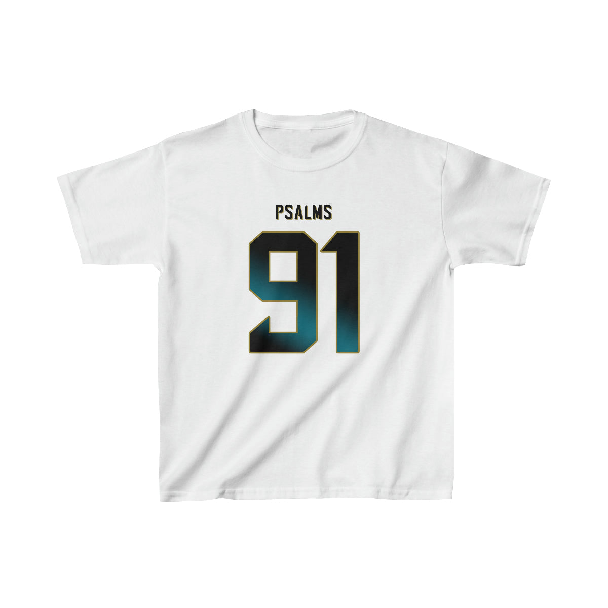 Jaguars Psalms 91 Vibez Tee - Girls (White)