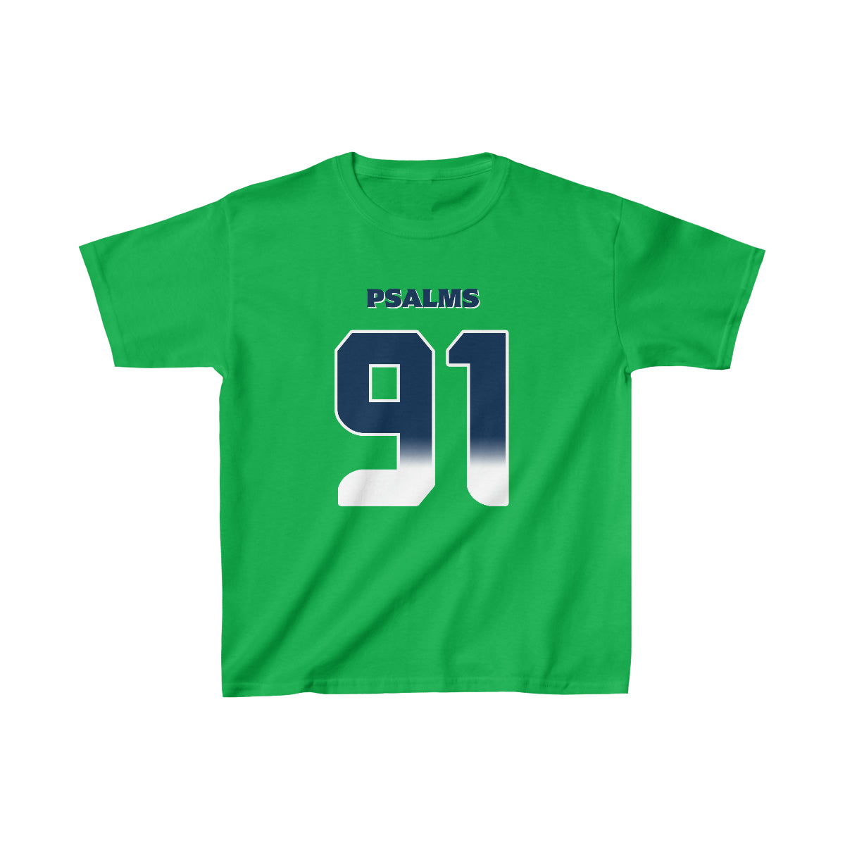 Seahawks Psalms 91 Vibez Tee - Girls (Green)