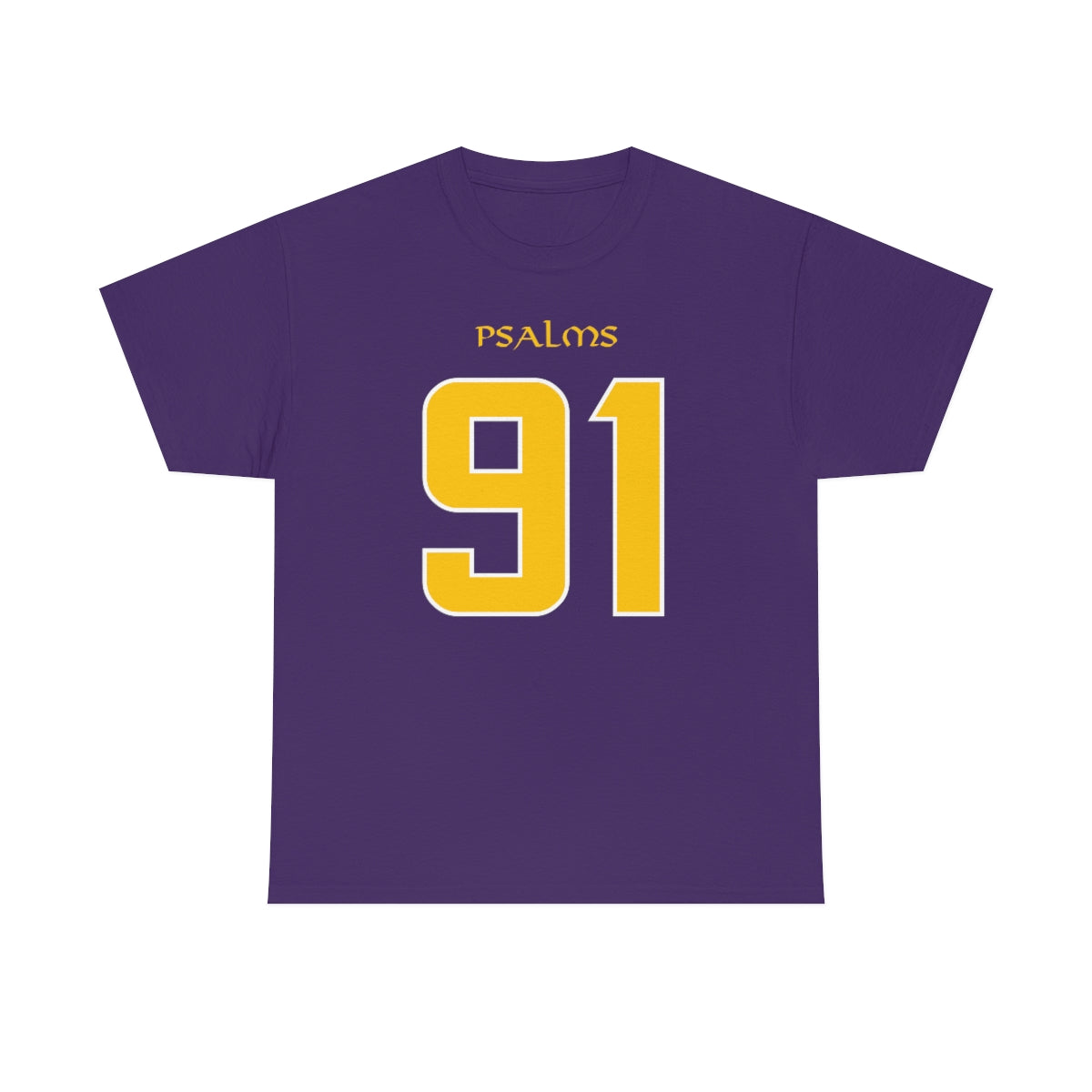 VIkings Psalms 91 Tee (Purple)