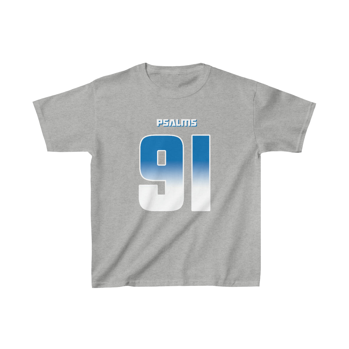 Lions Psalms 91 Vibez Tee - Girls (Grey)