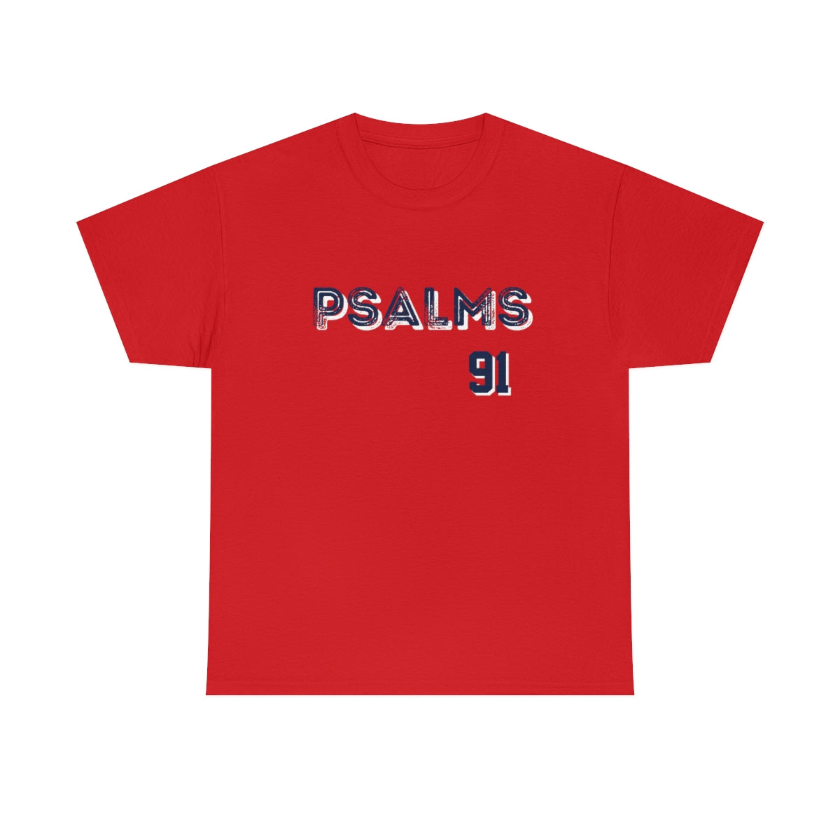 Braves Psalms 91 ATL Tee (Red)