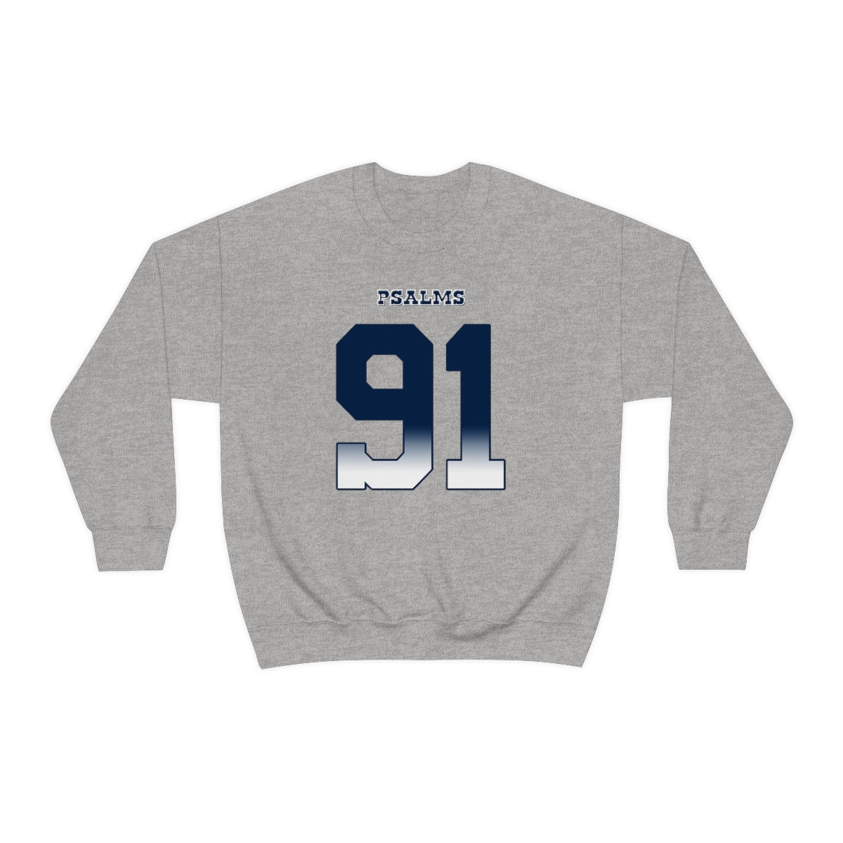 Cowboys Psalms 91 Vibez Sweatshirt (Grey)