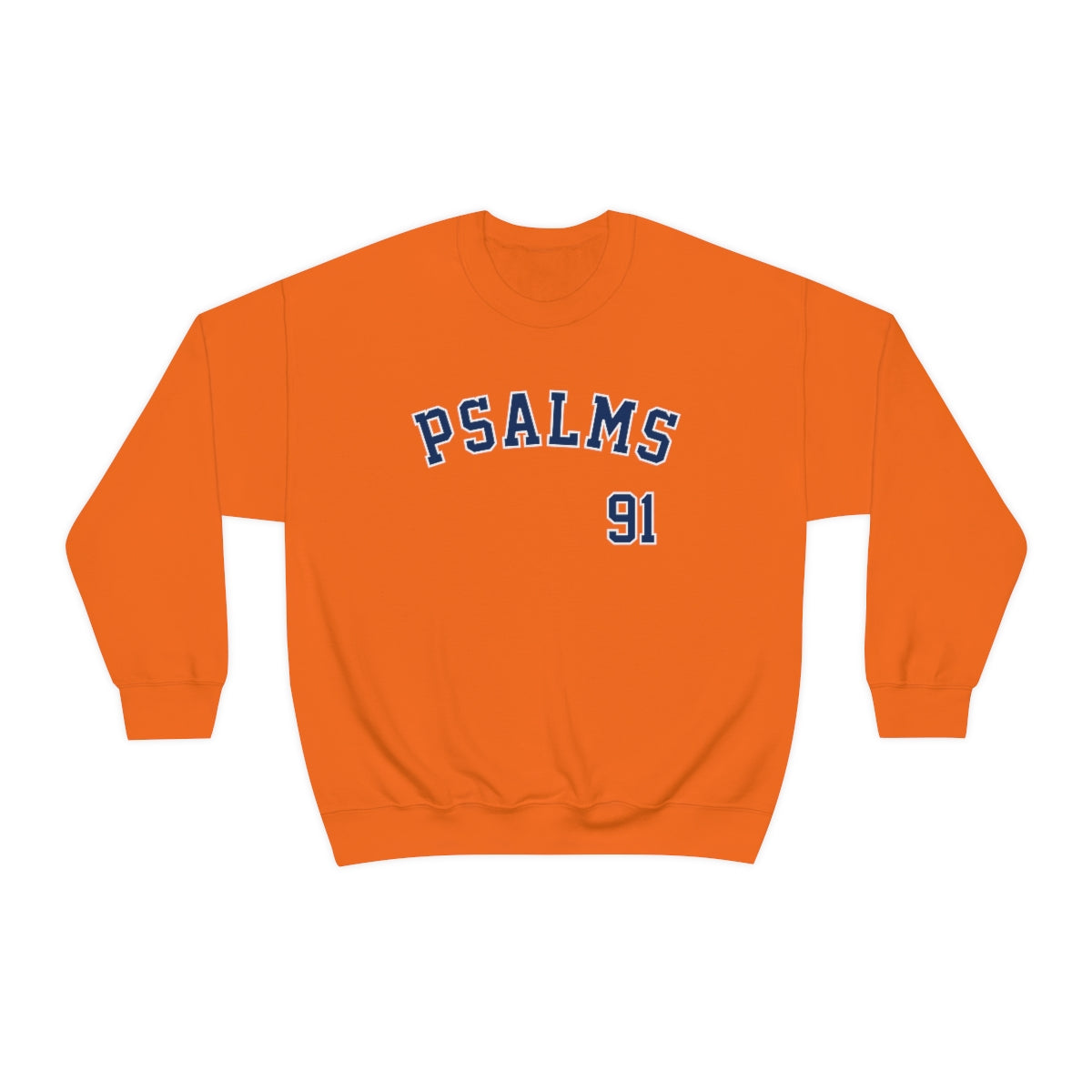 Astros Psalms 91 Sweatshirt - Men's (Orange)