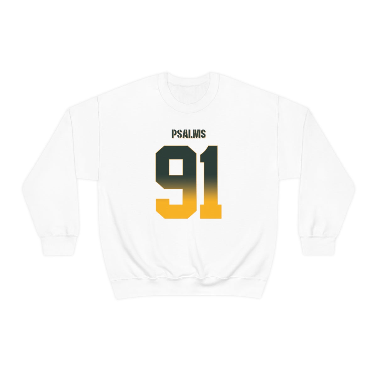 Packers Psalms 91 Vibez GB Sweatshirt (White)