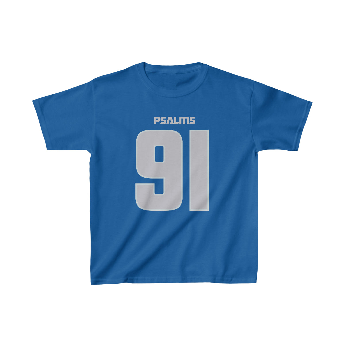 Lions Psalms 91 Tee - Boys (Grey)