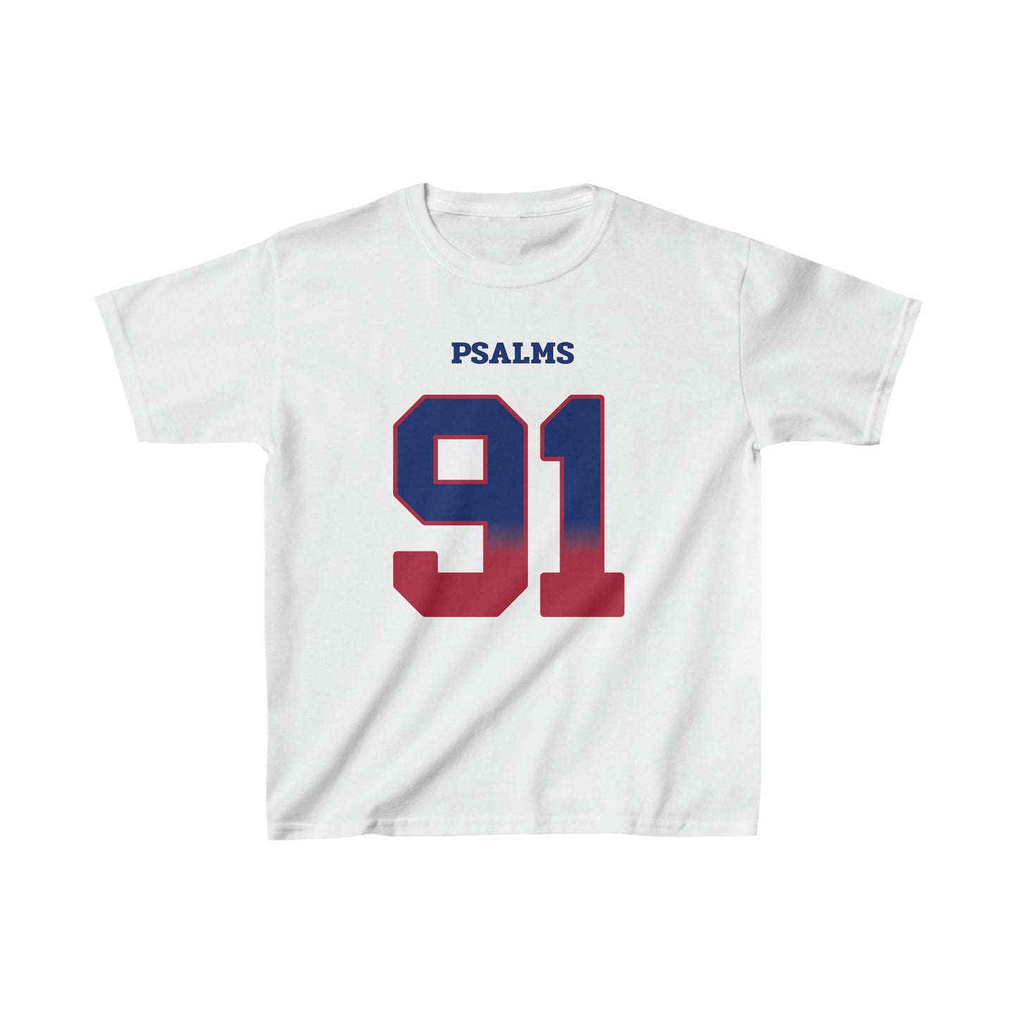 Giants Psalms 91 NY Vibez Tee - Girls (White)