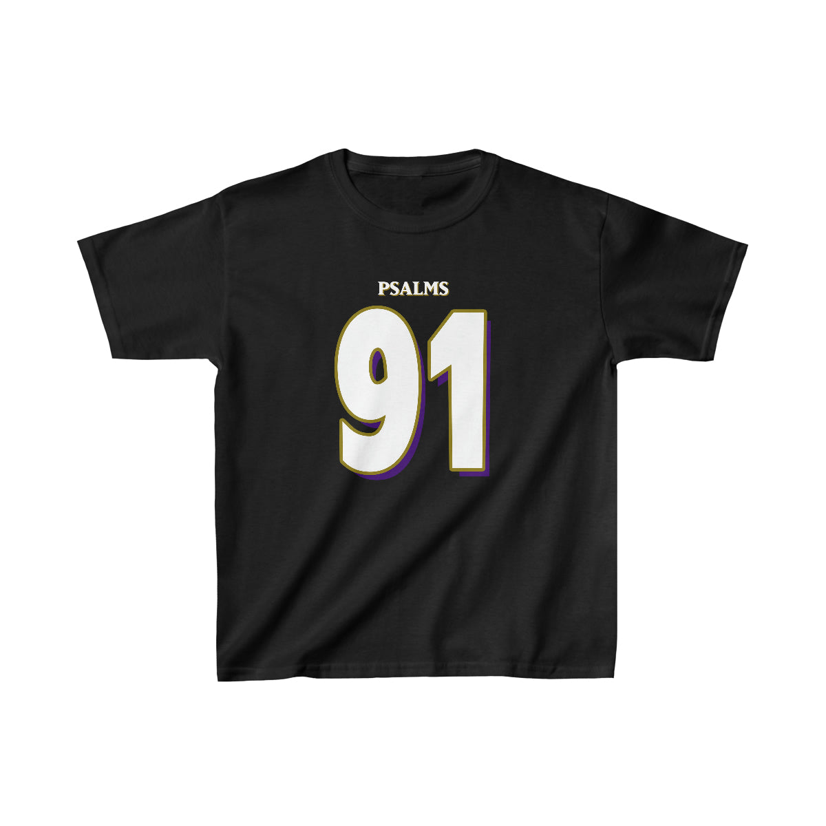 Ravens Psalms 91 Tee - Boys (Black)