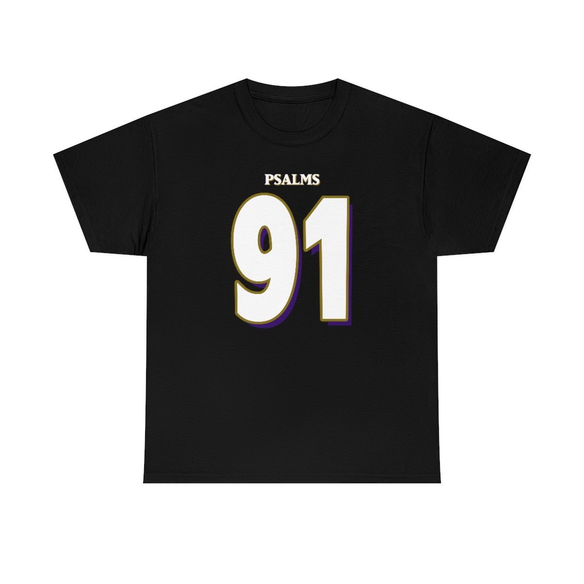 Ravens Psalms 91 Tee (Black)