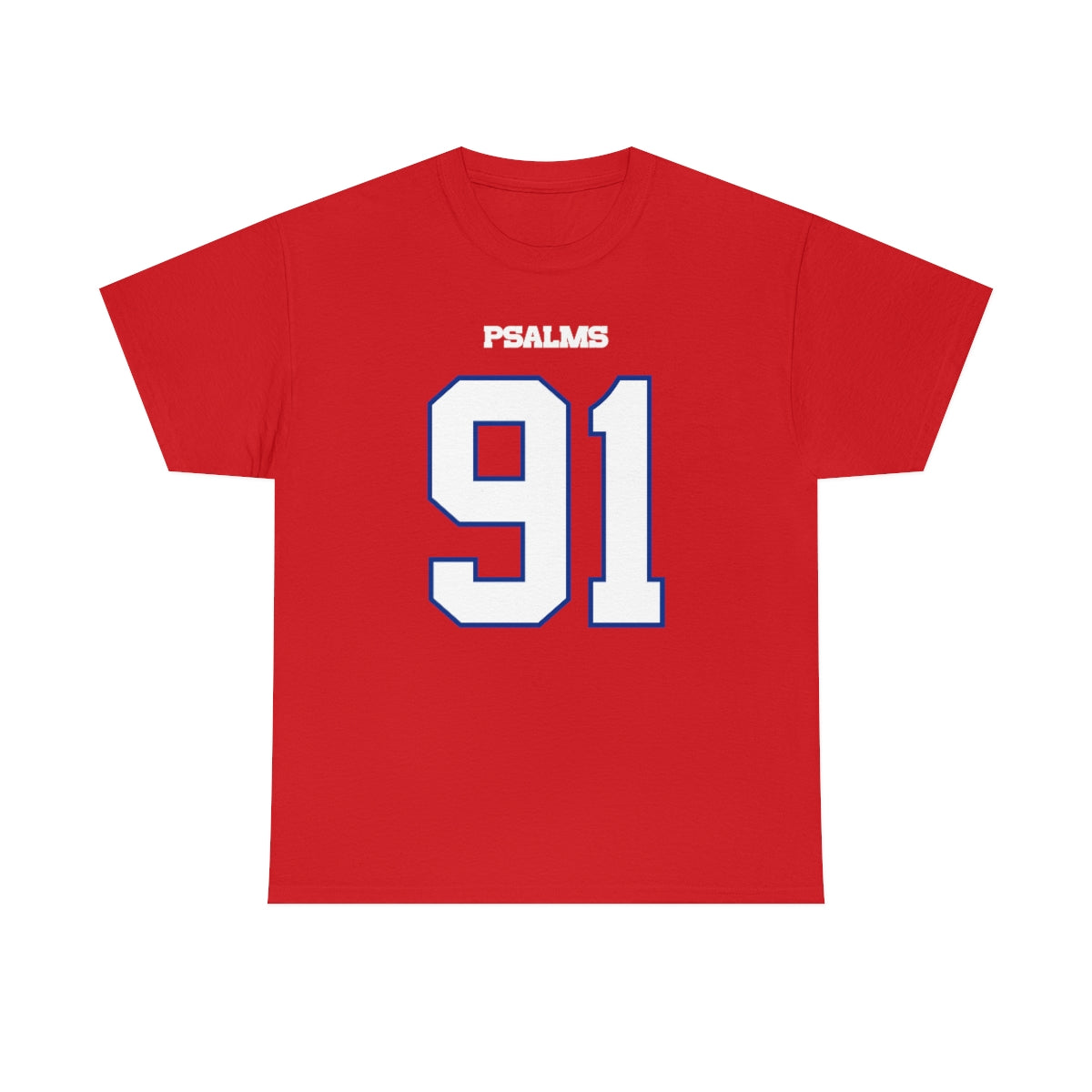Bills Psalms 91 Tee (Red)