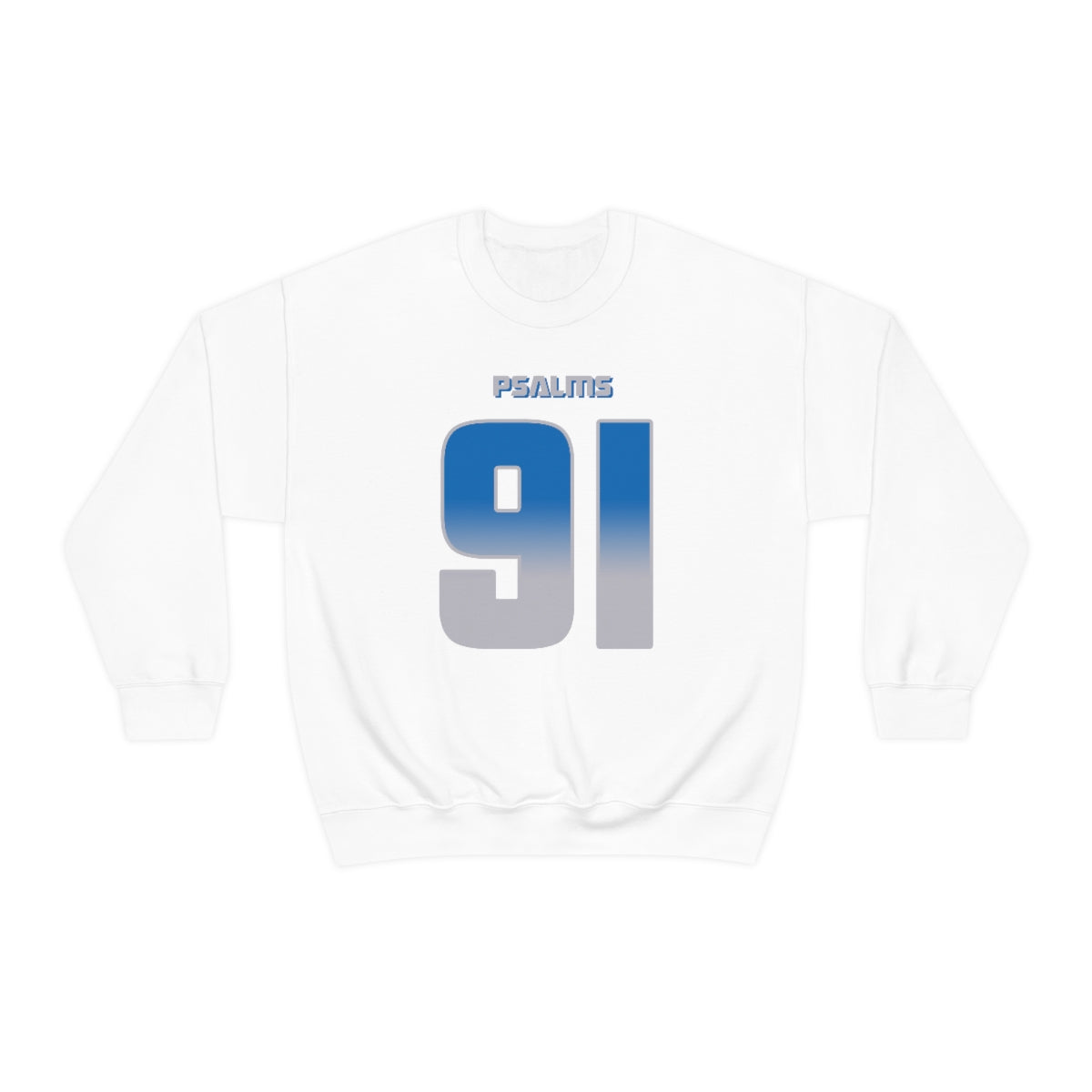 Lions Psalms 91 Vibez Sweatshirt (White)