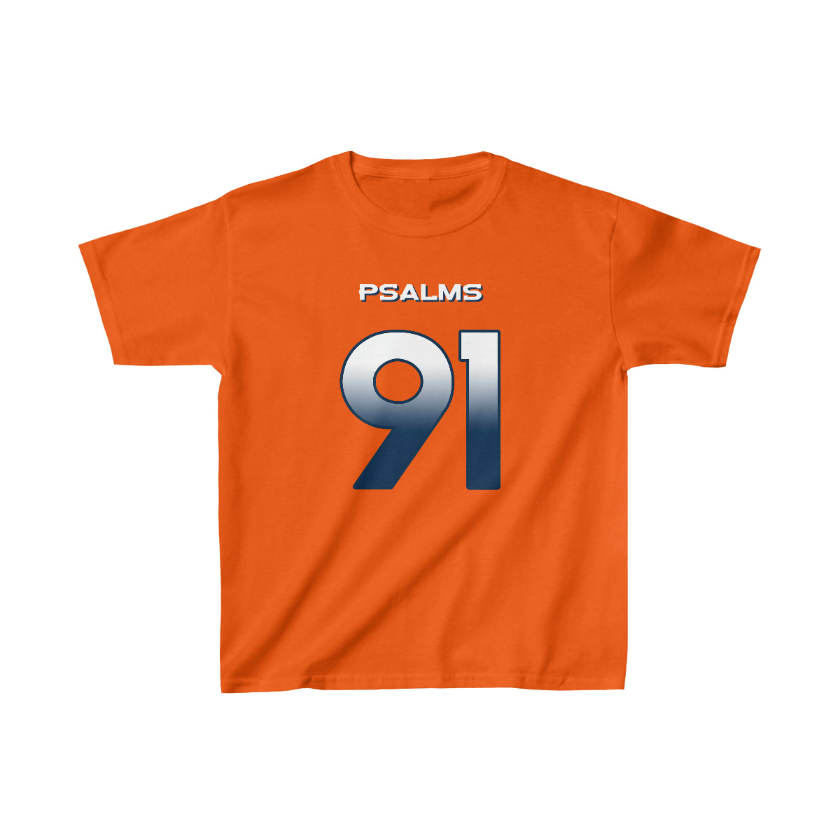 Broncos Psalms 91 Vibez Tee - Girls (Orange)