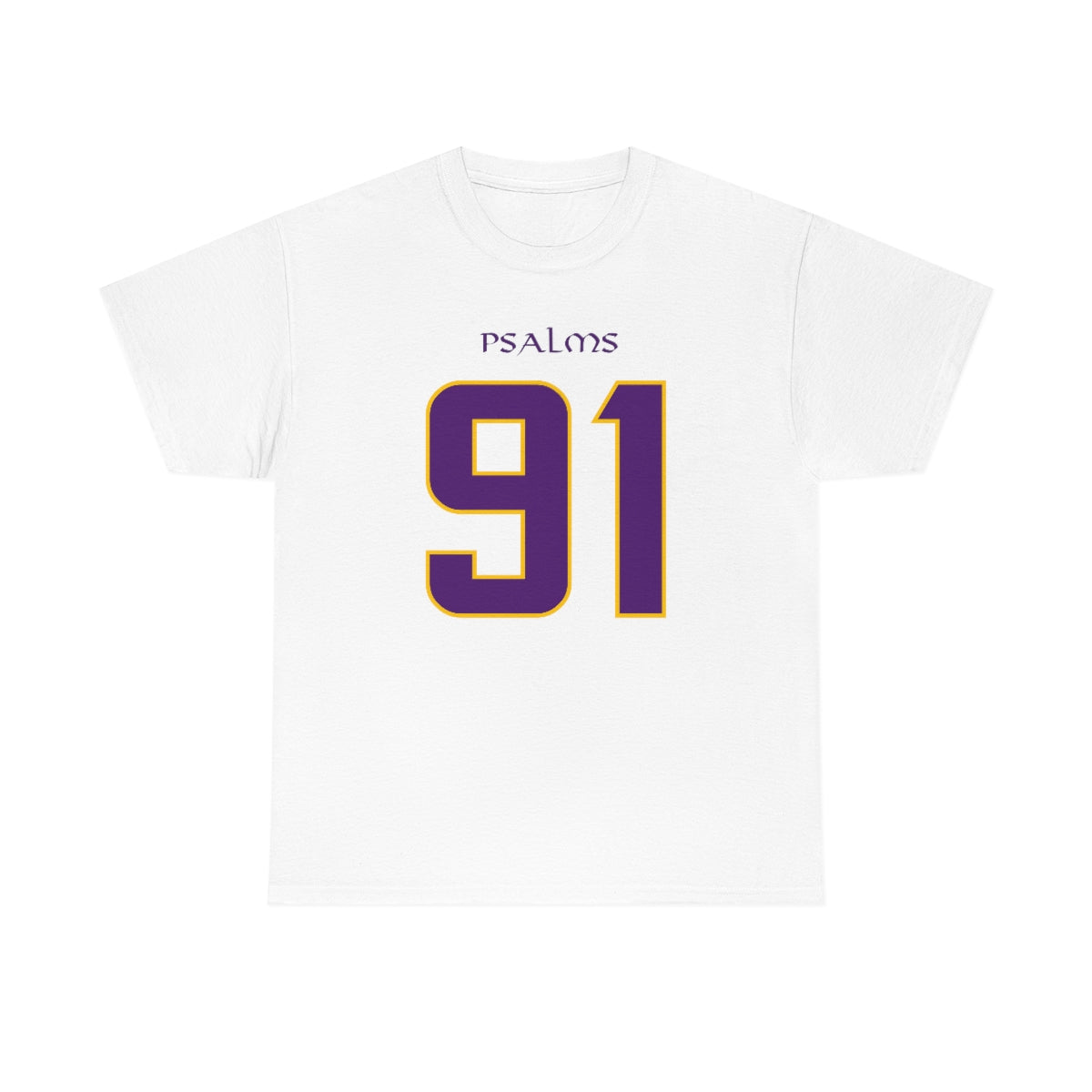 Vikings Psalms 91 Tee (White)