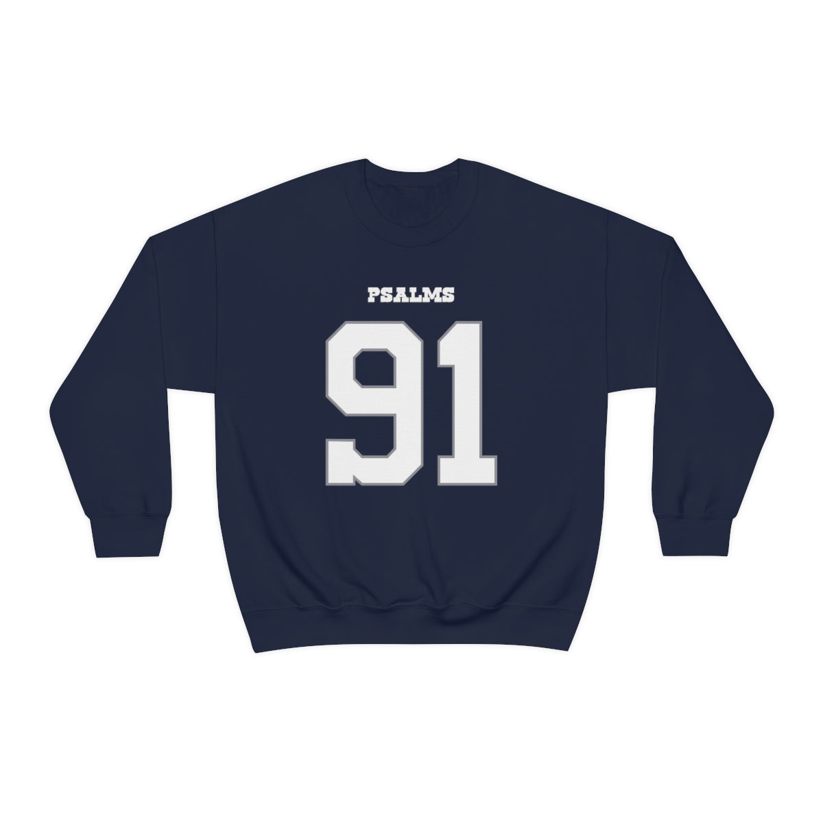 Cowboys Psalms 91 Sweatshirt (Navy)