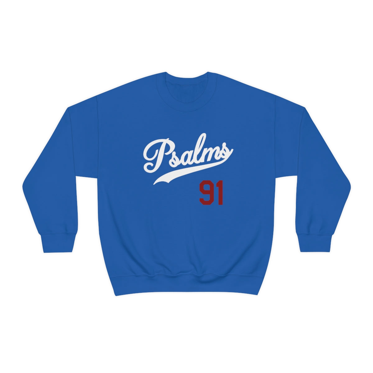 Dodgers Psalms 91 Sweatshirt (Royal)