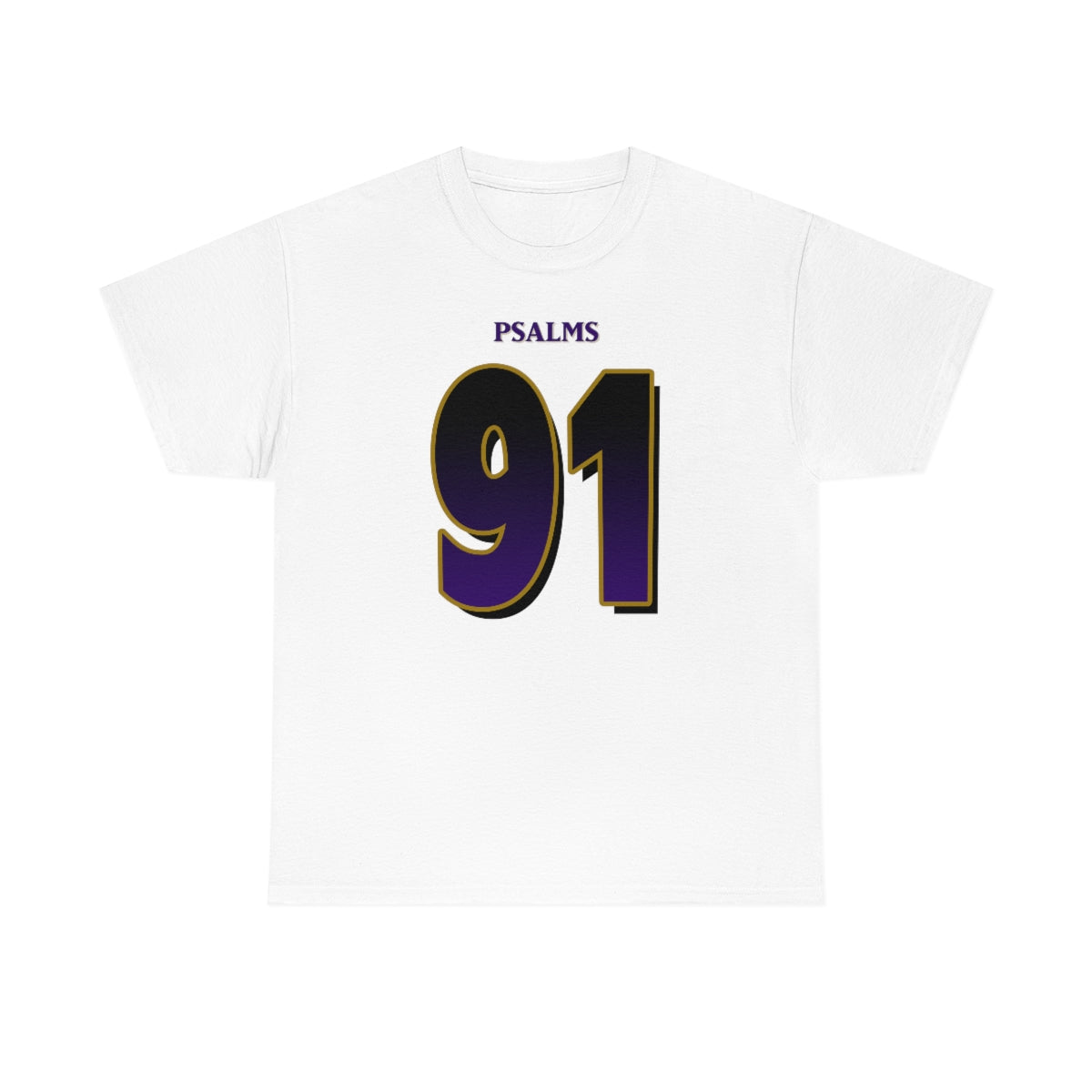 Ravens Psalms 91 Vibez Tee (White)