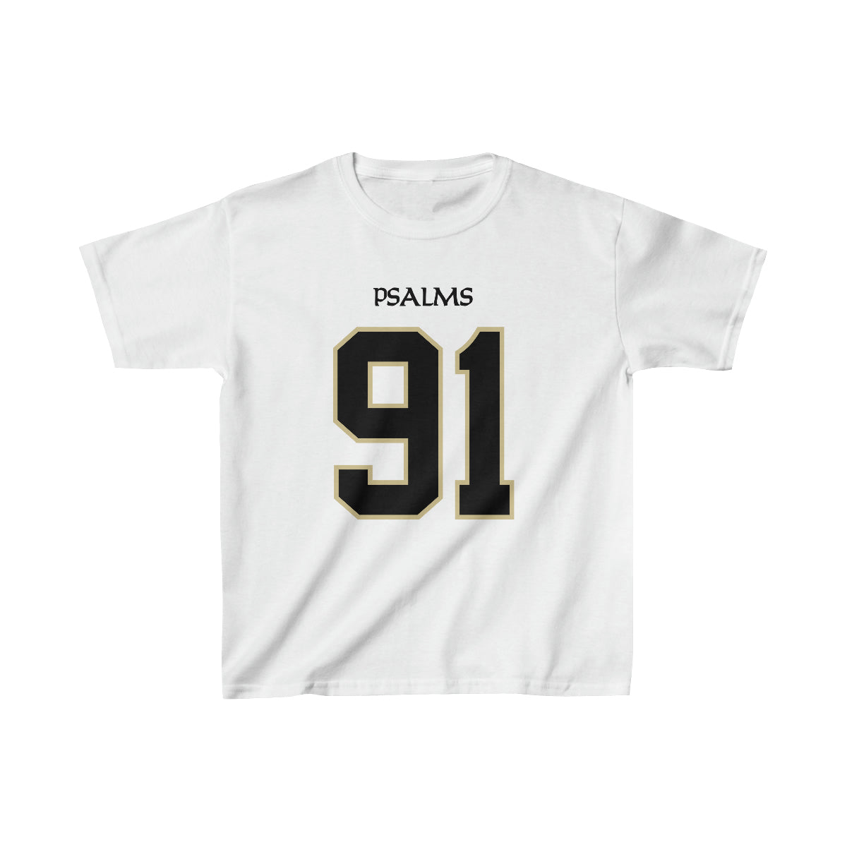 Saints Psalms 91 Tee - Boys (White)