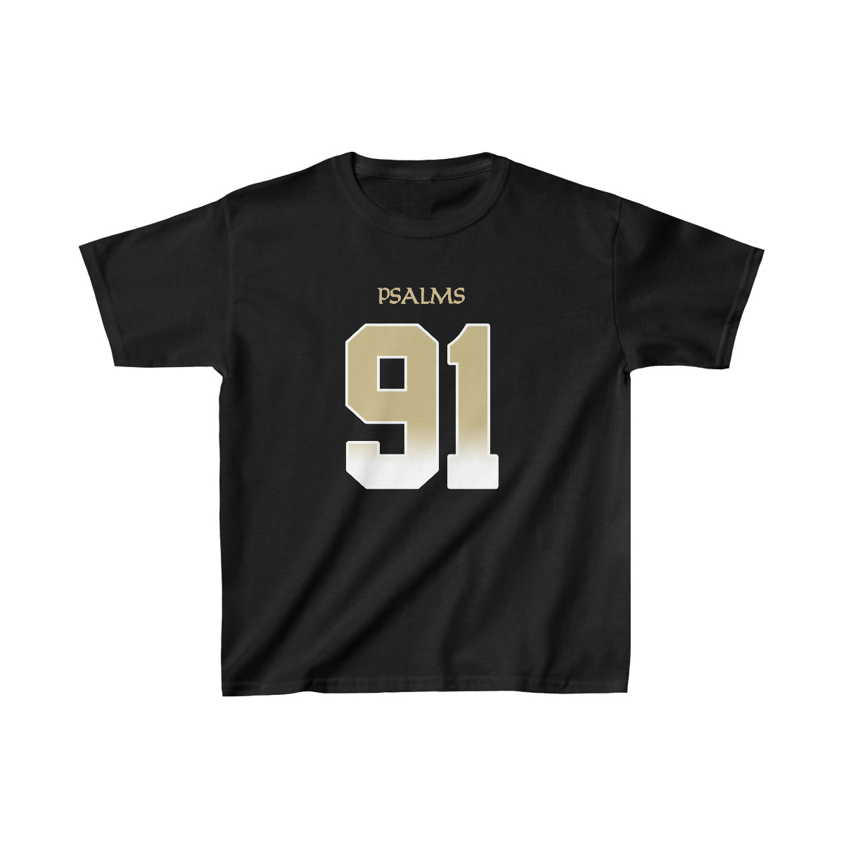Saints Psalms 91 Vibez Tee - Girls (Black)