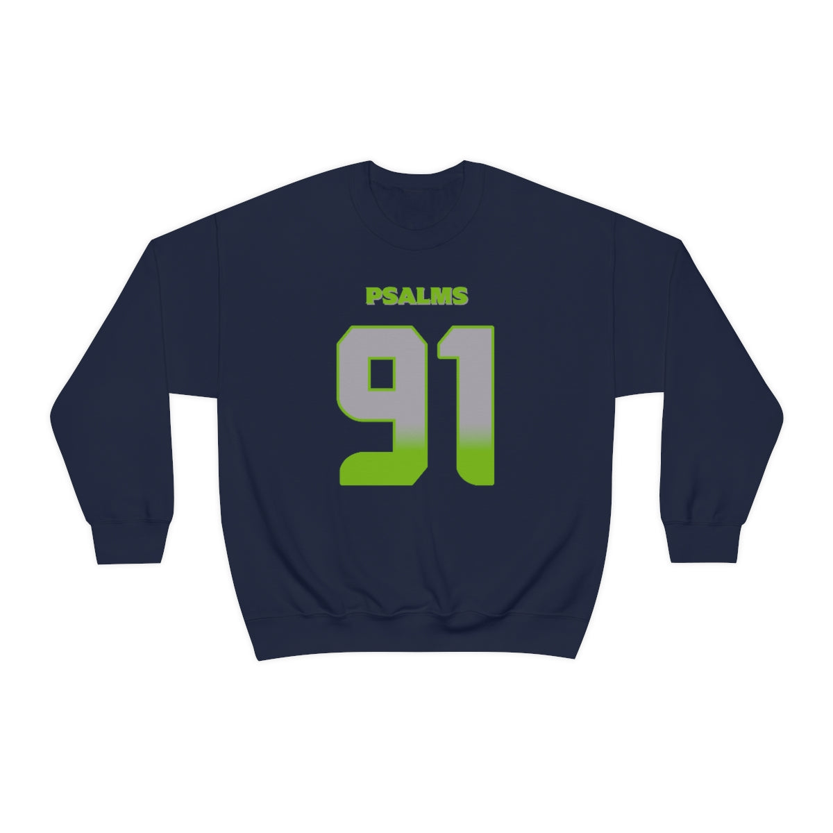 Seahawks Psalms 91 Vibez Sweatshirt (Navy)