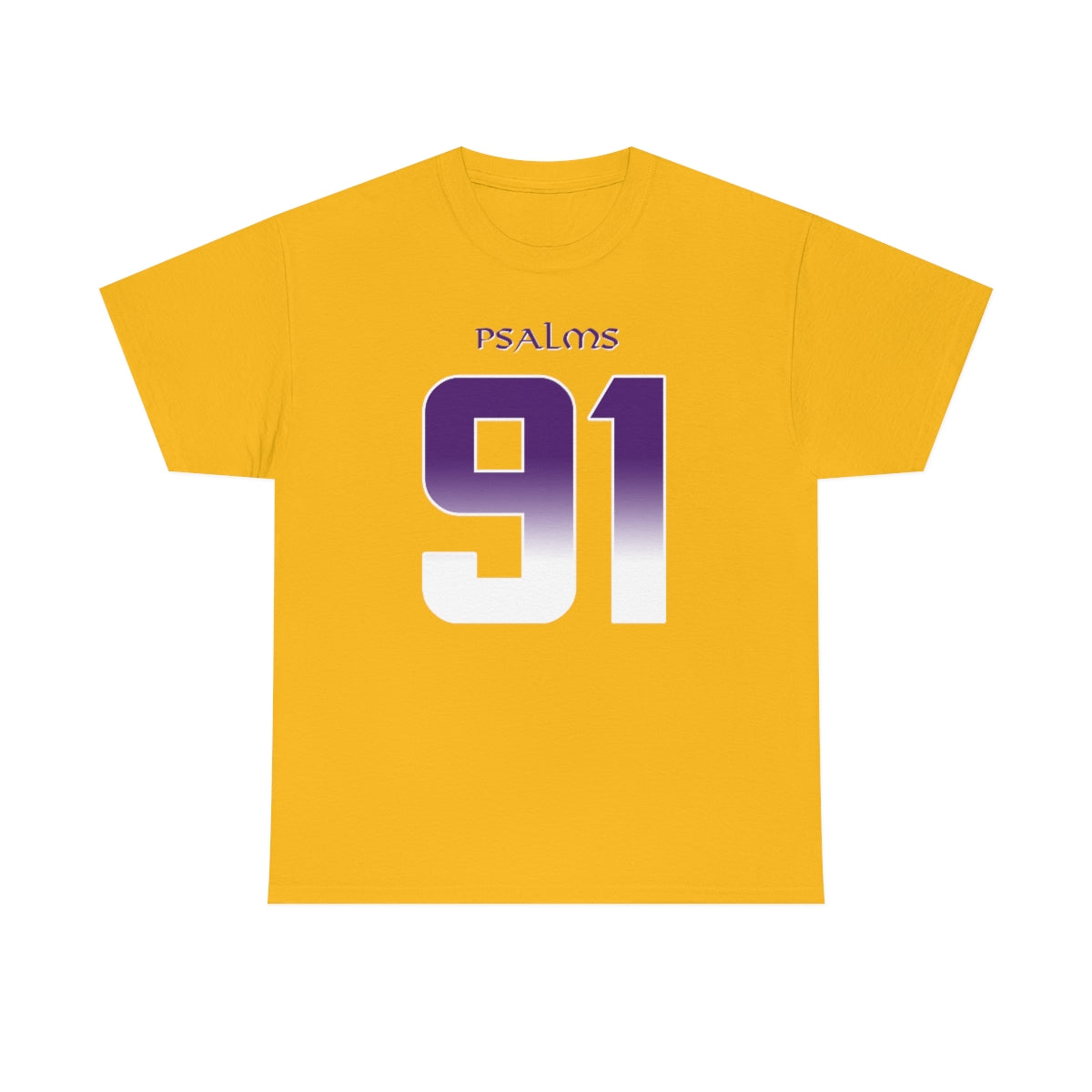 Vikings Psalms 91 Vibez Tee (Yellow)
