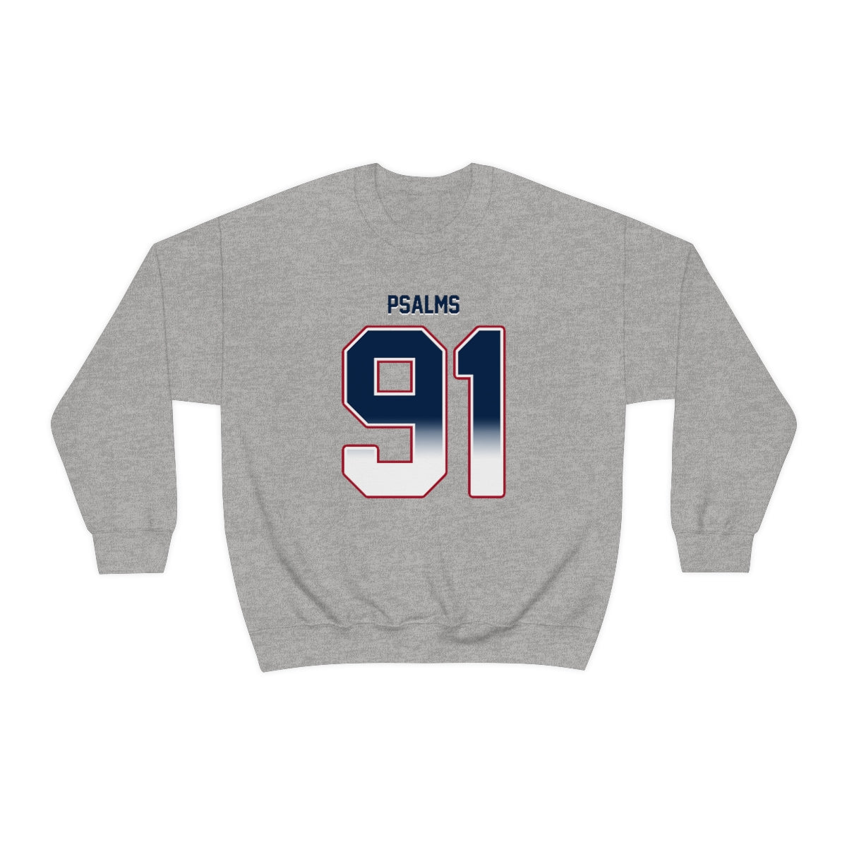 Patriots Psalms 91 Vibez Sweatshirt (Grey)