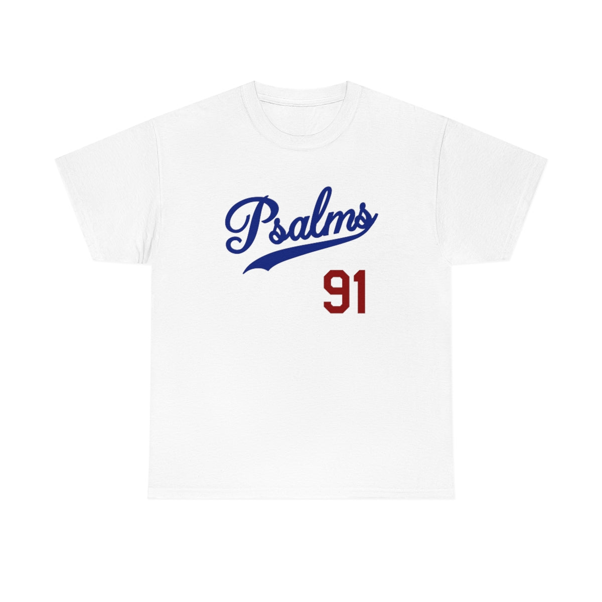 Dodgers Psalms 91 Tee (White)