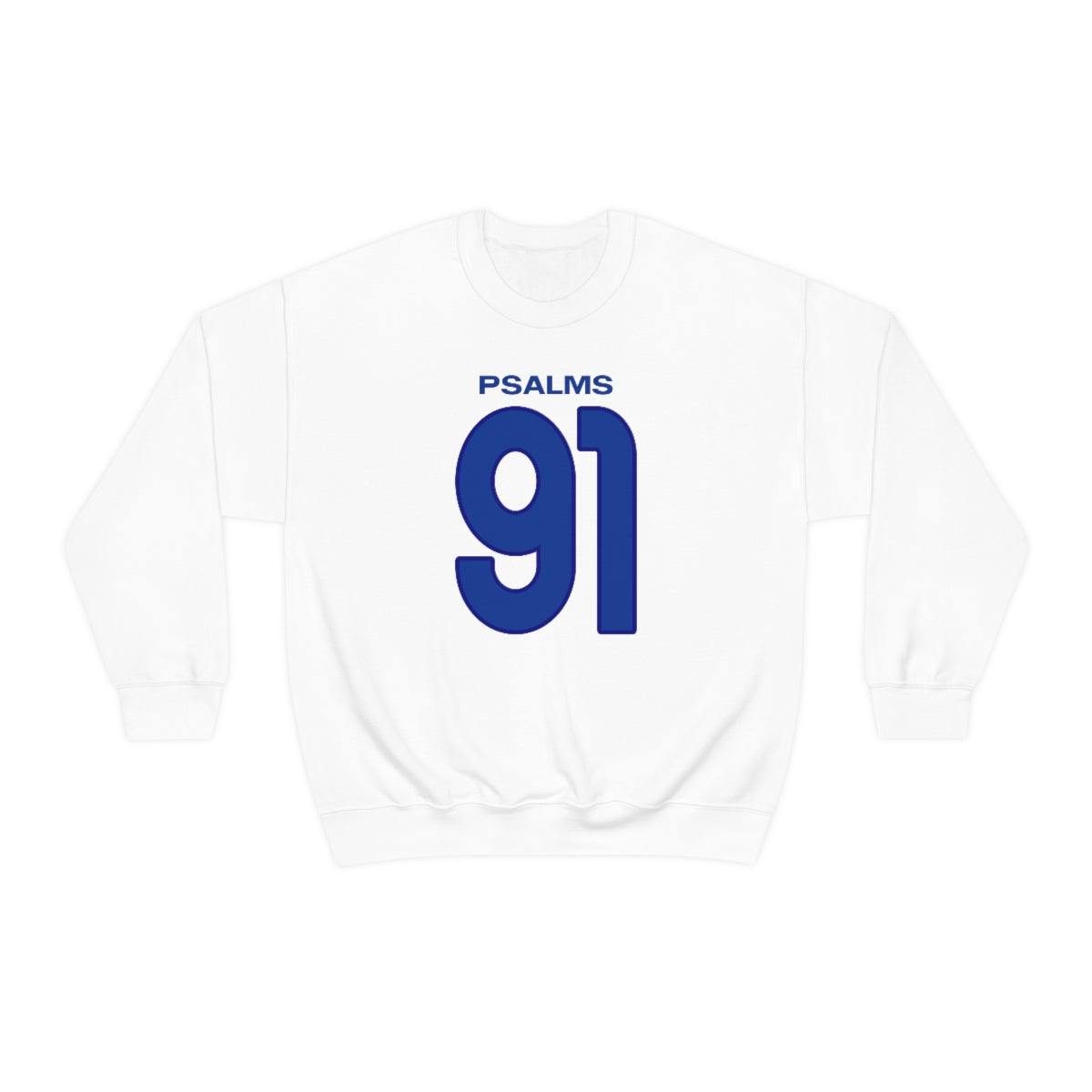Rams Psalms 91 Sweatshirt (White)