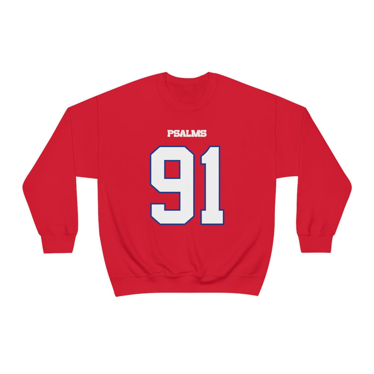 Bills Psalms 91 Sweatshirt (Red)