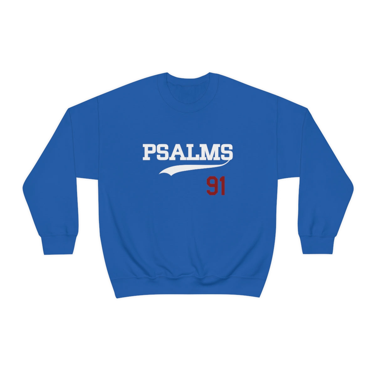 Dodgers Psalms 91 LA Sweatshirt (Royal)