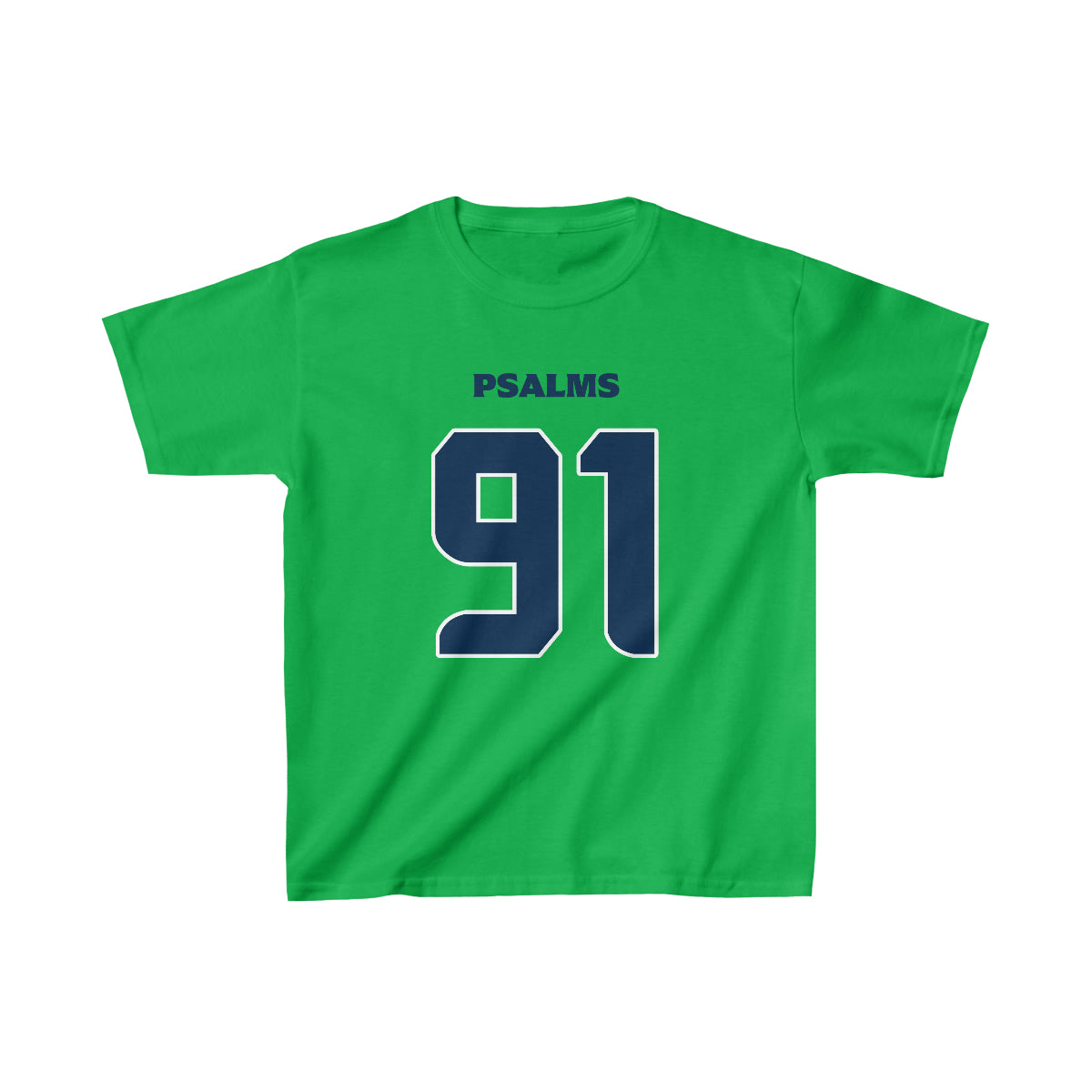 Seahawks Psalms 91 Tee - Boys (Green)