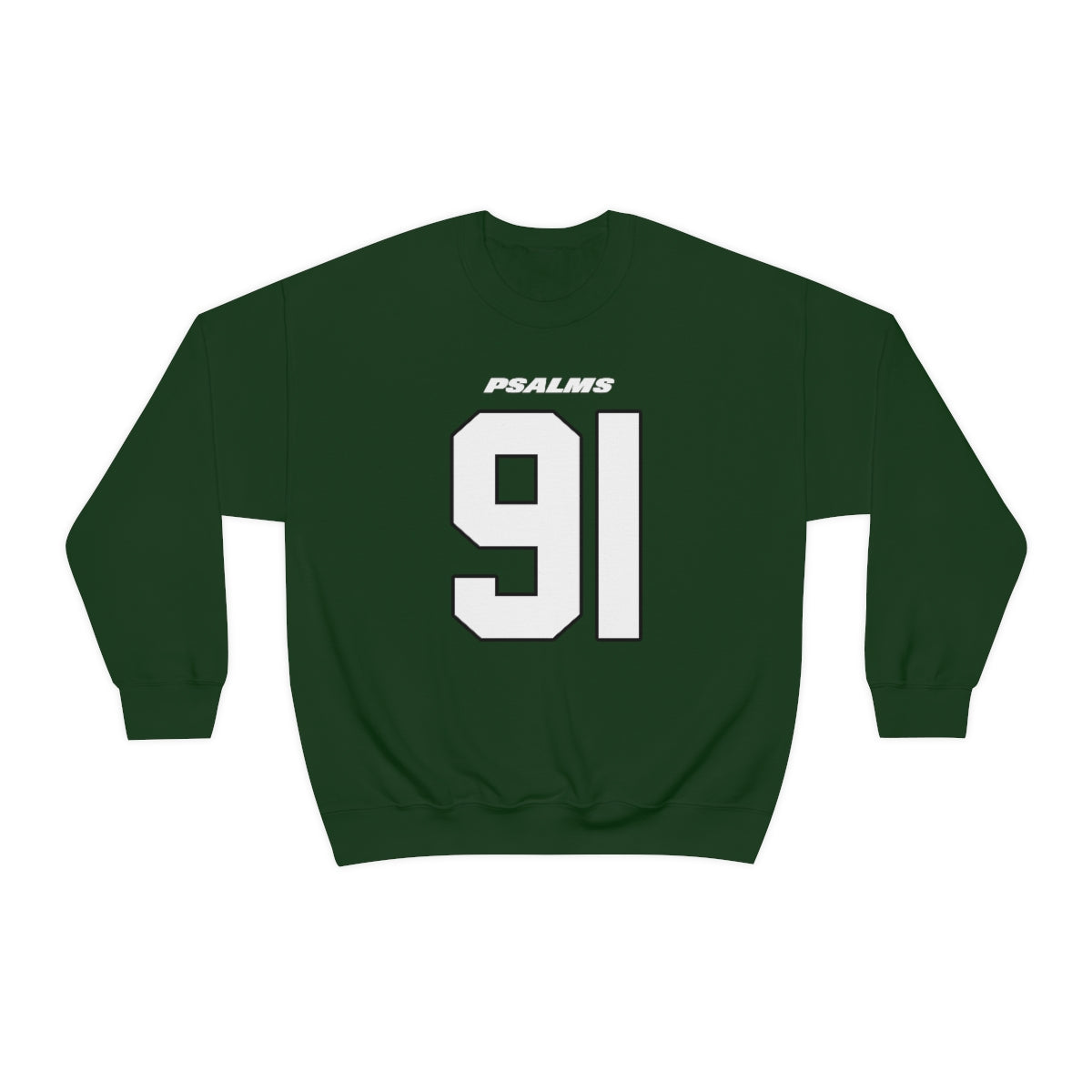 Jets Psalms 91 Sweatshirt (Green)