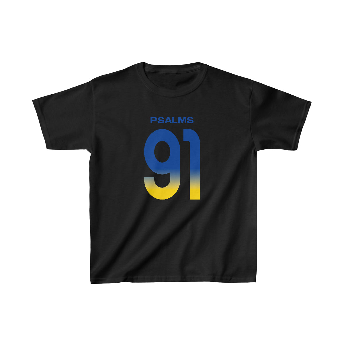 Rams Psalms 91 Tee - Boys (Black)