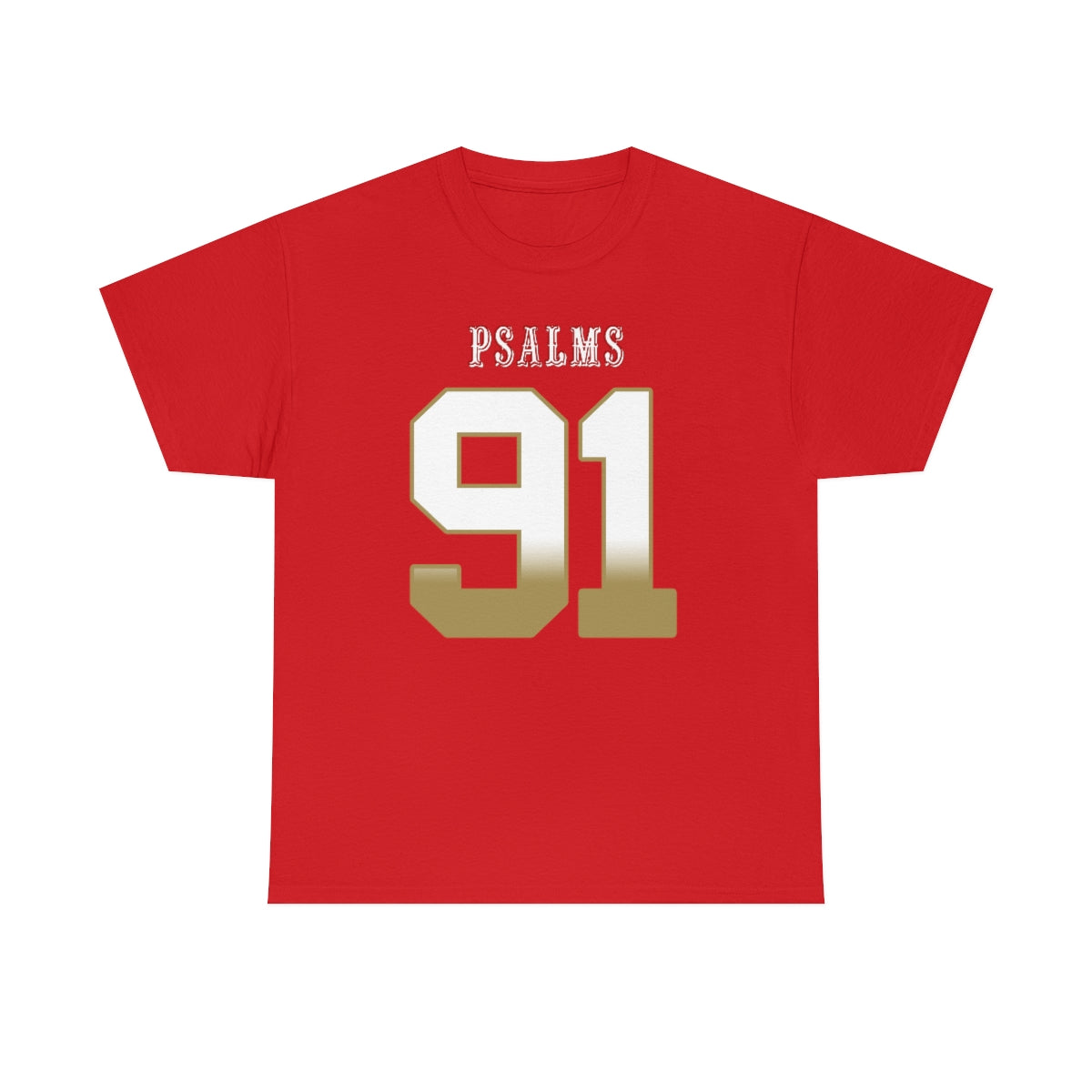 49ers Psalms 91 Vibez Tee (Red)