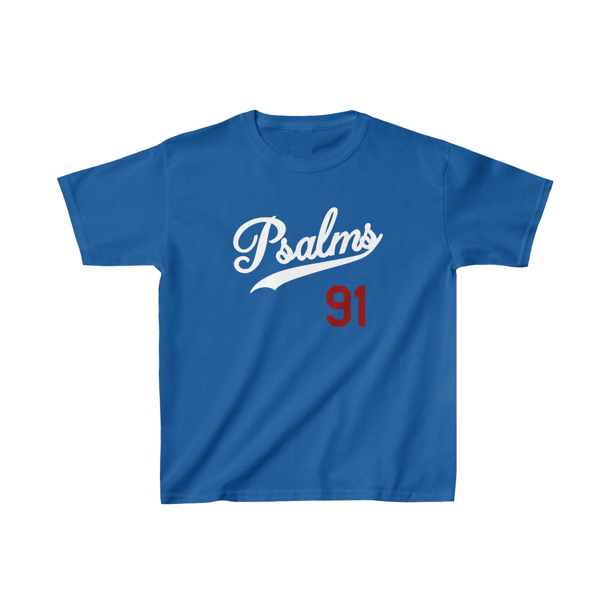 Dodgers Psalms 91 Tee Kids/Unisex (White)