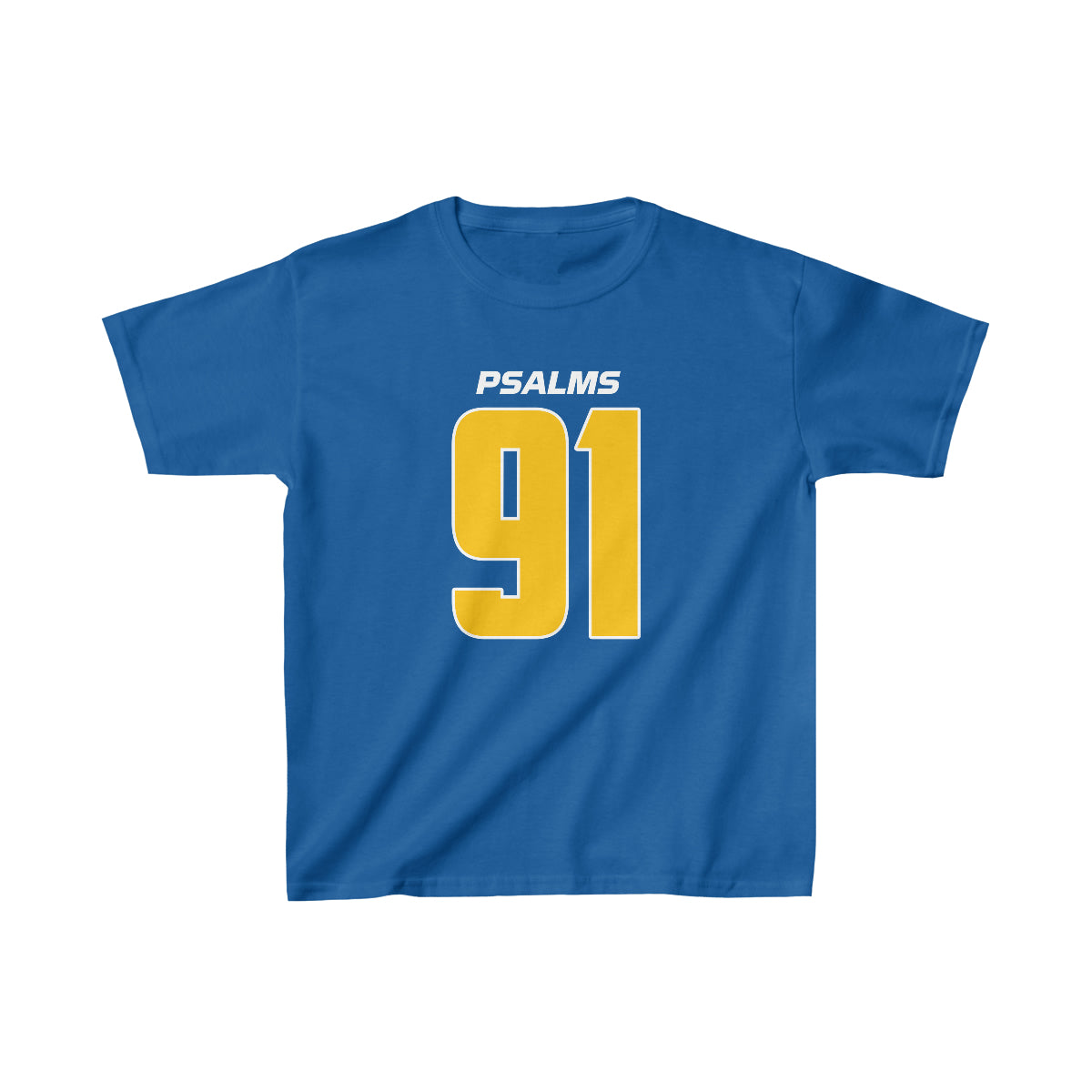 Chargers Psalms 91 Tee - Boys (Blue)