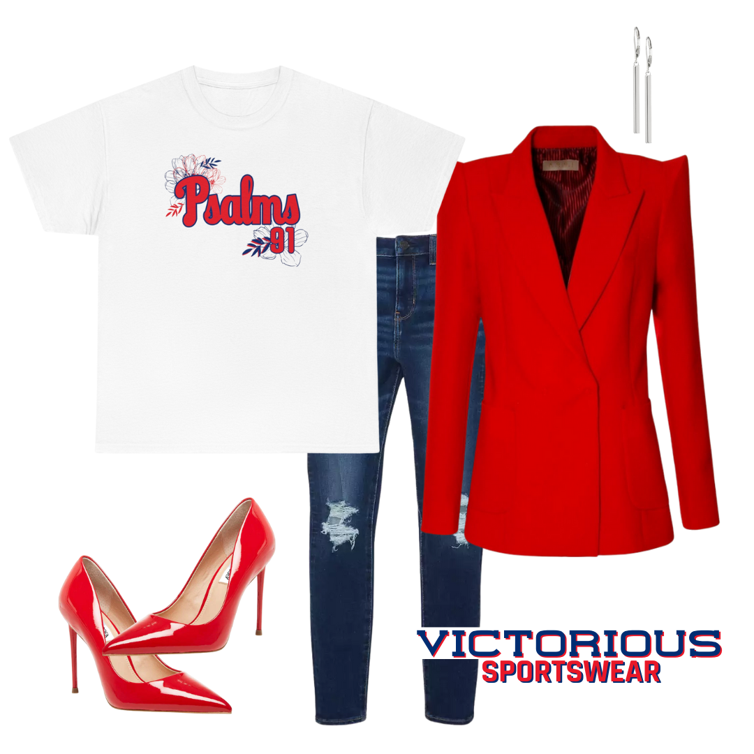 Phillies Psalms 91 Vibez Tee (White)