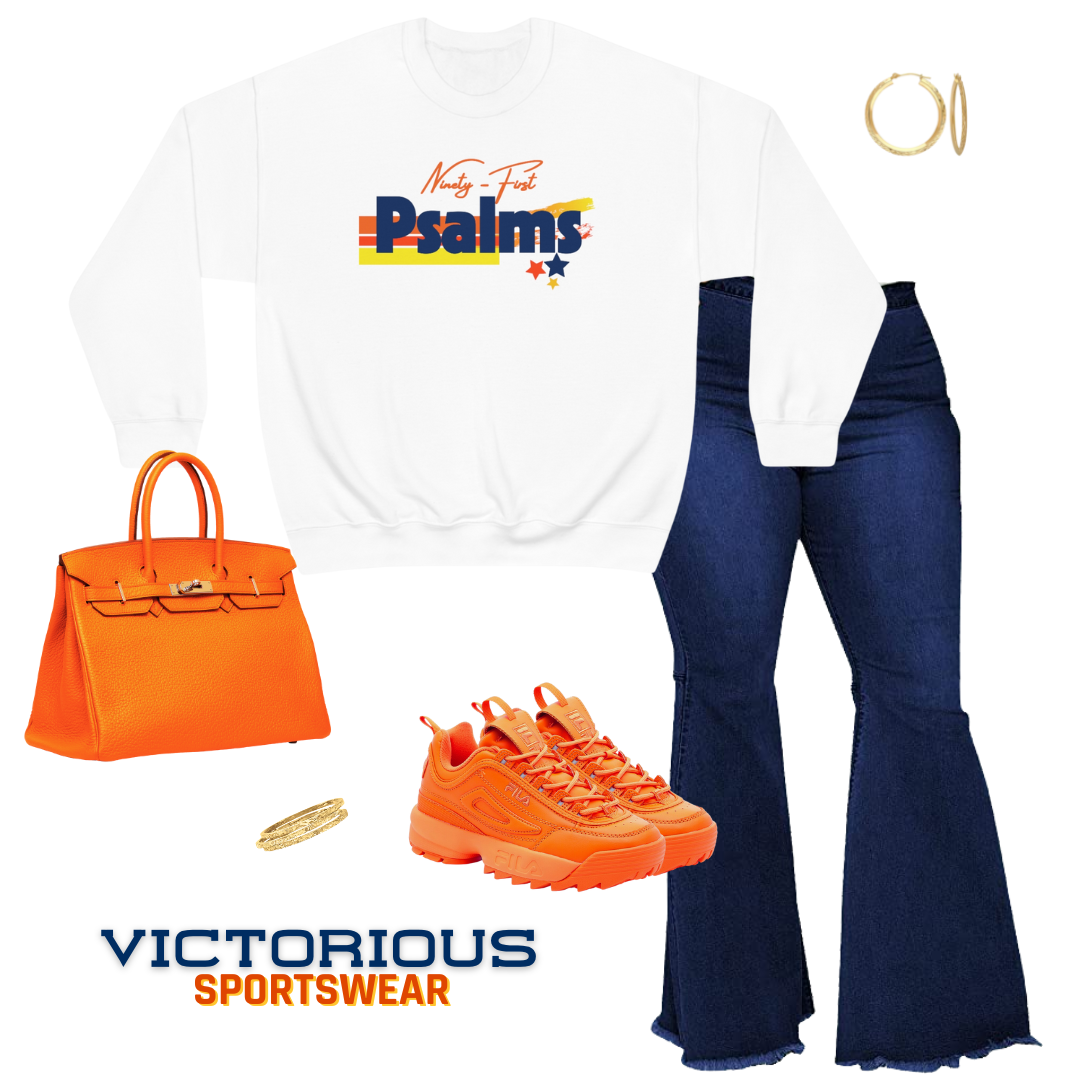 Astros Ninety First Psalms Vibez Sweatshirt (White)