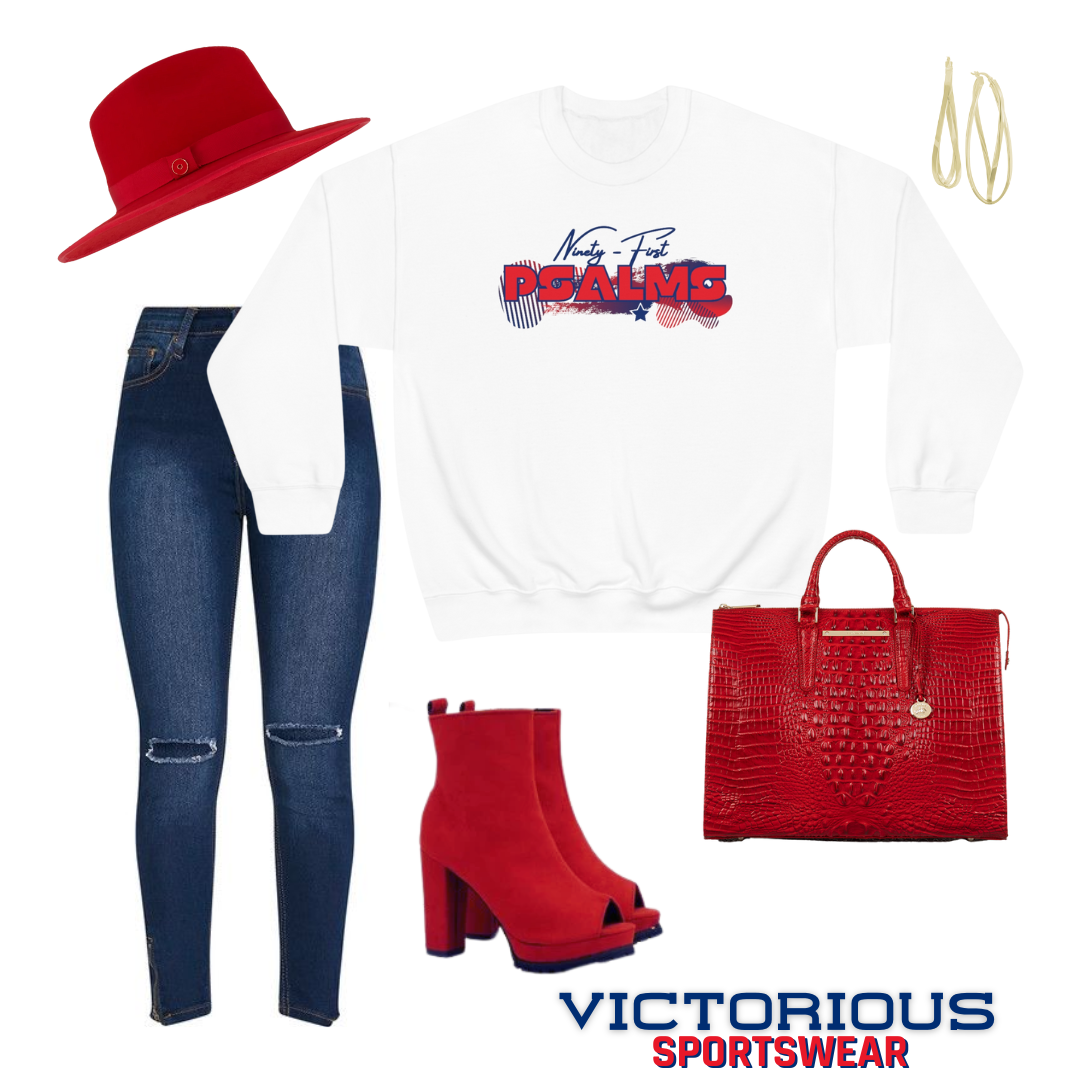 Phillies Ninety First Psalms Vibez Sweatshirt (White)