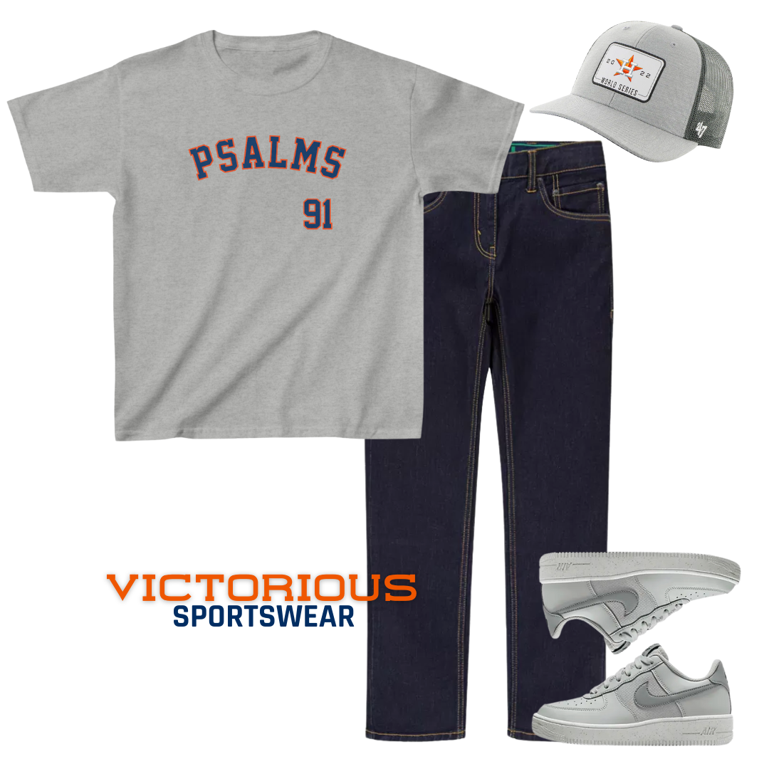 Astros Psalms 91 - Boys (Grey)